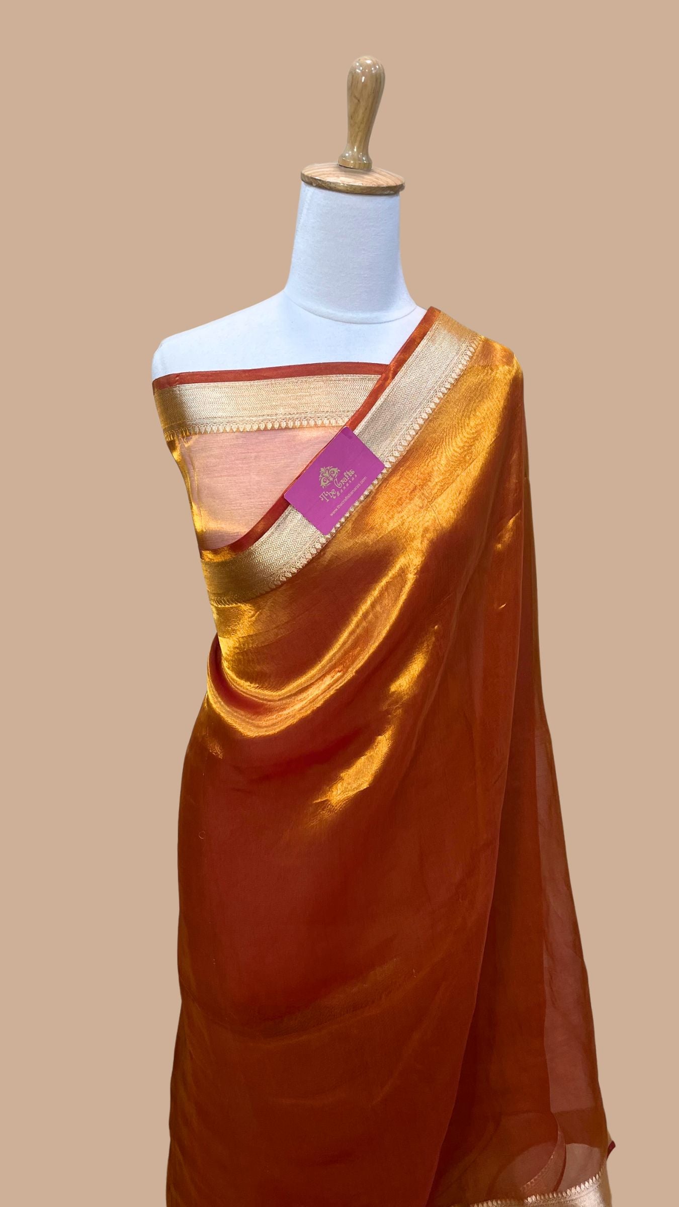 Pure Kora Silk Handloom Banarasi Saree