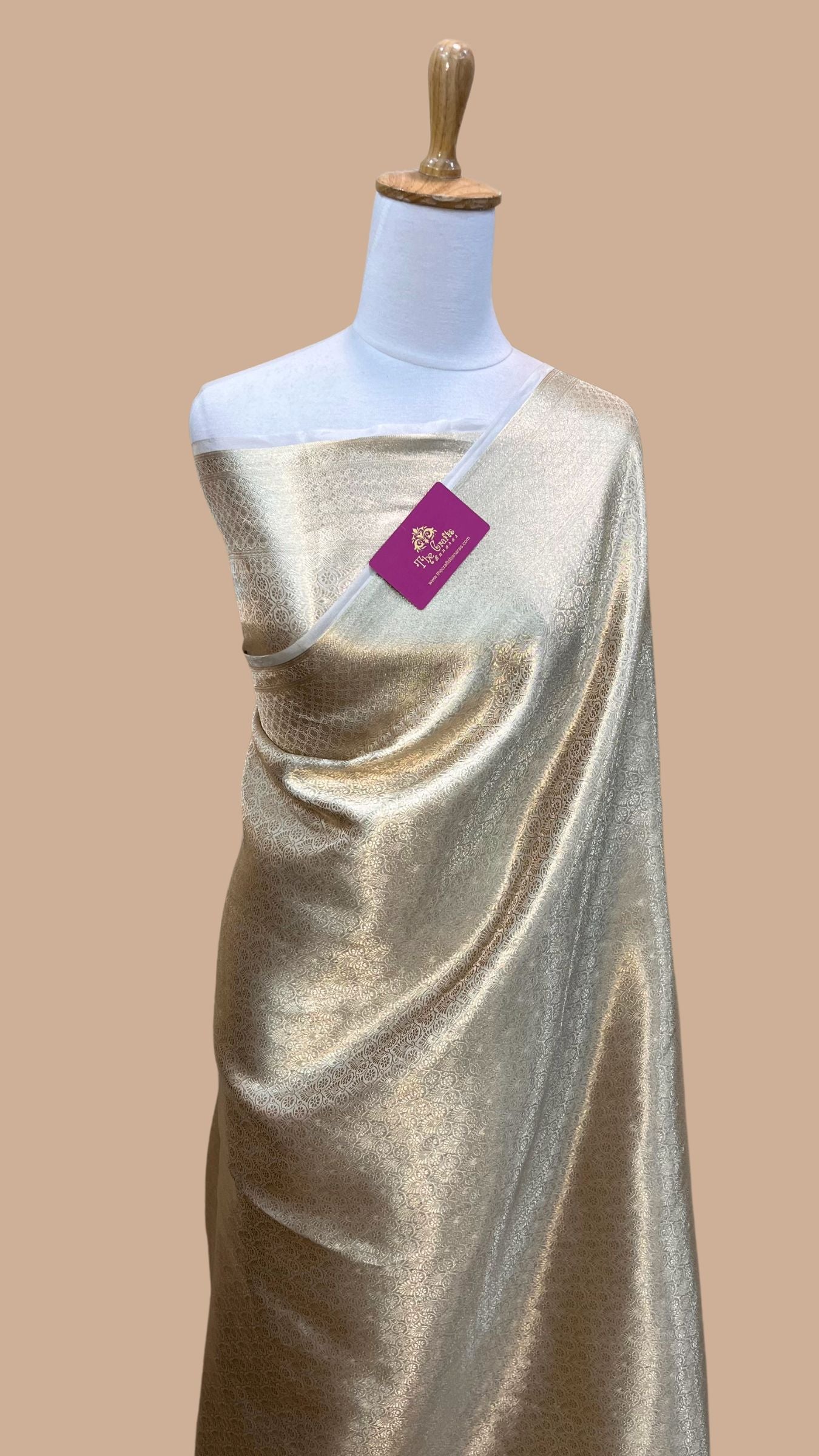 Pure Tissue Brocade Handloom Banarasi Saree