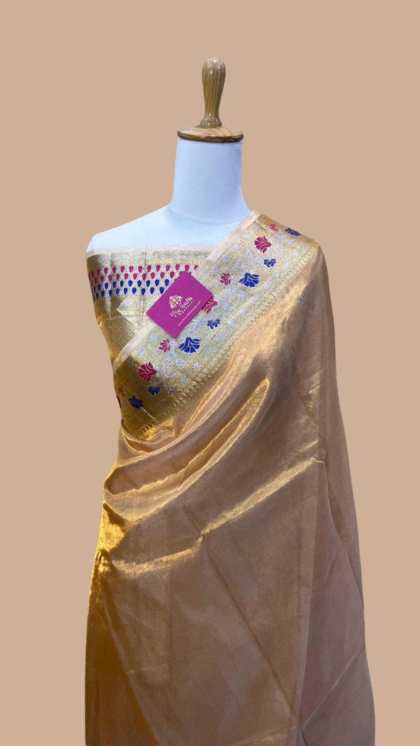 Pure Kora Tissue Silk Banarasi Saree