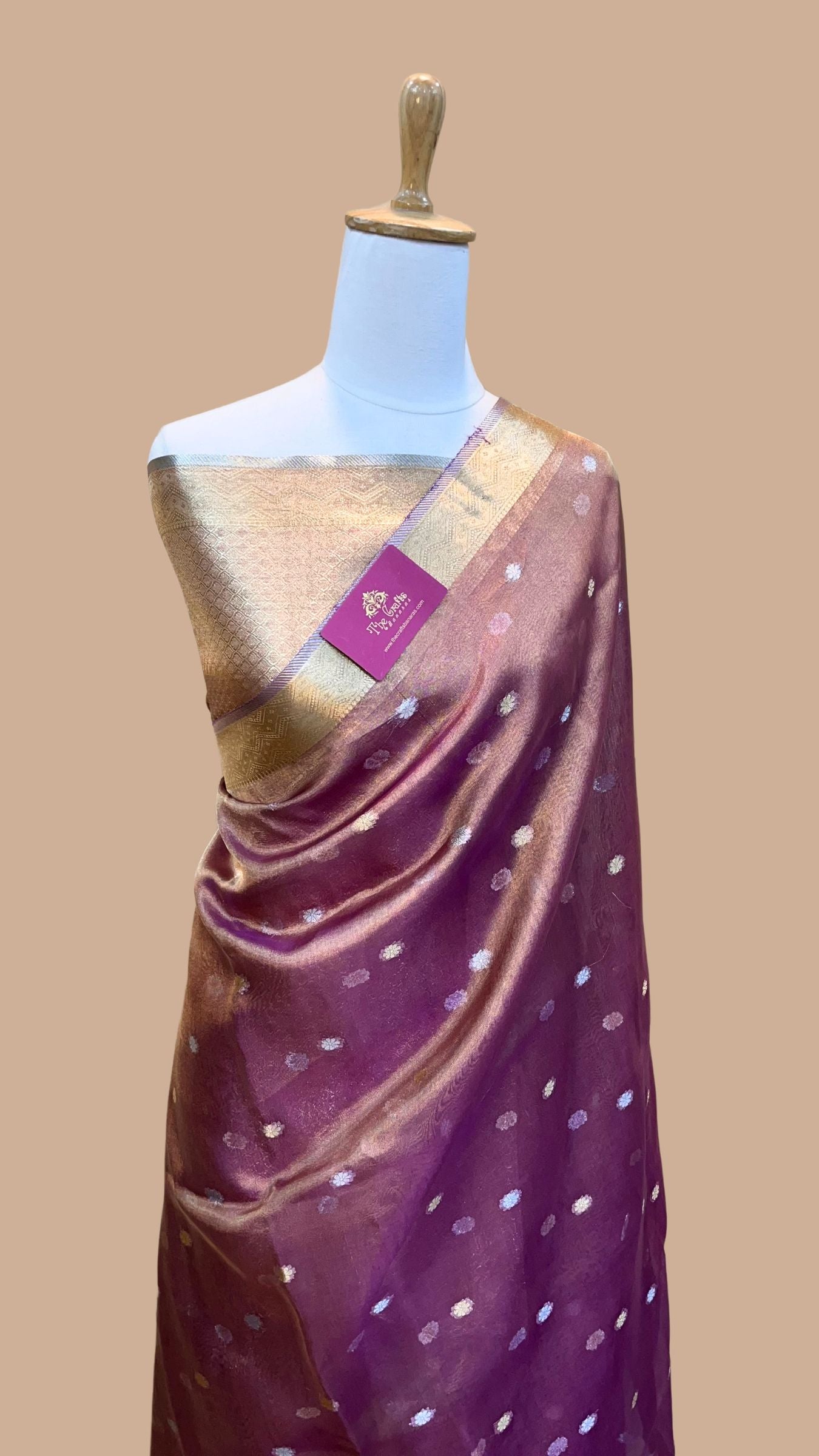 Pure Kora Tissue Silk Banarasi Saree