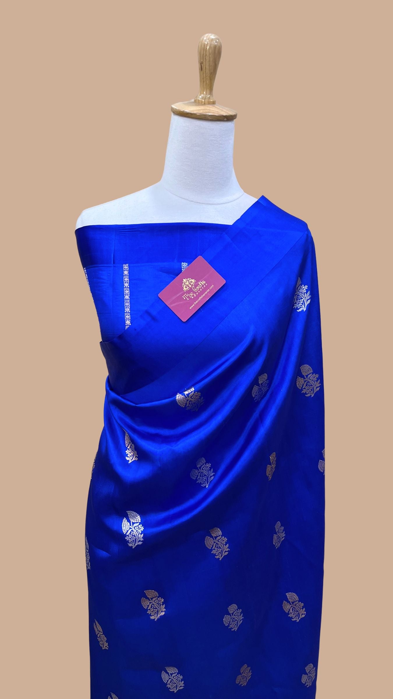 Pure  Mango Silk Handloom Banarasi Saree