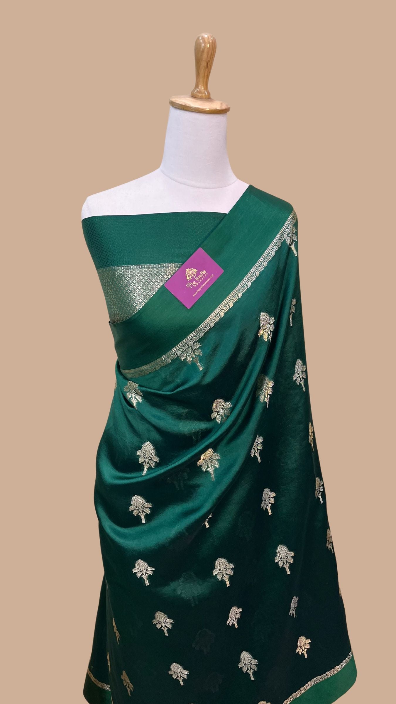 Pure Mango Silk Banarasi Saree