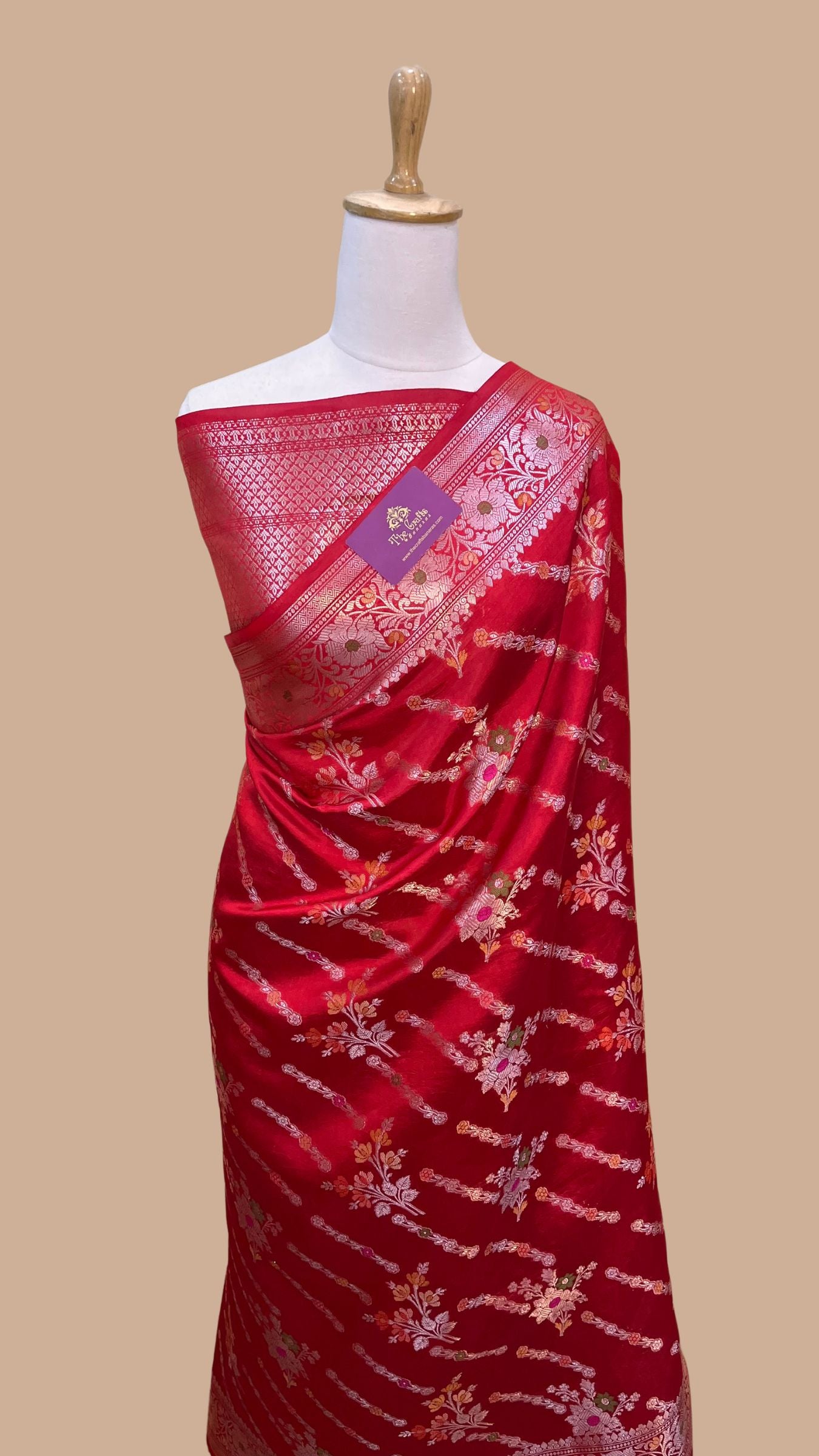 Pure Mango Silk Banarasi Saree