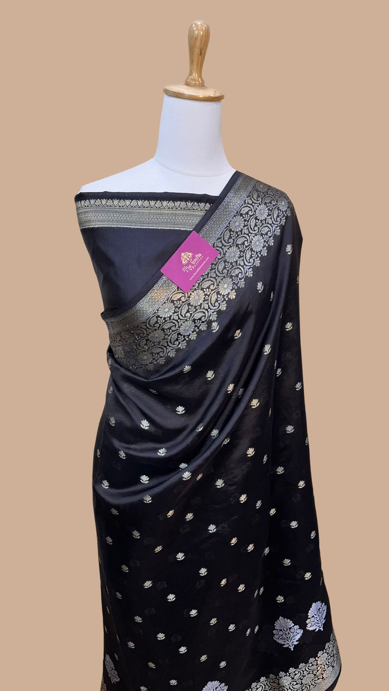 Pure Mango Silk Handloom Banarasi Saree