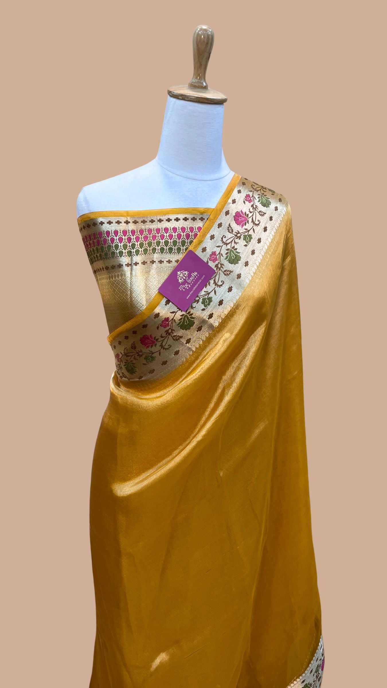 Pure Kora Tissue Silk Banarasi Saree