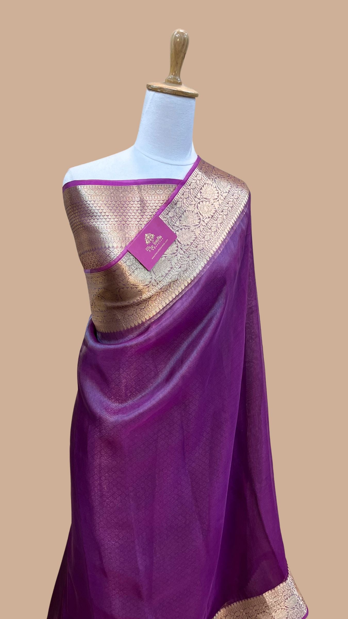 Pure Kora Tissue Silk Banarasi Saree