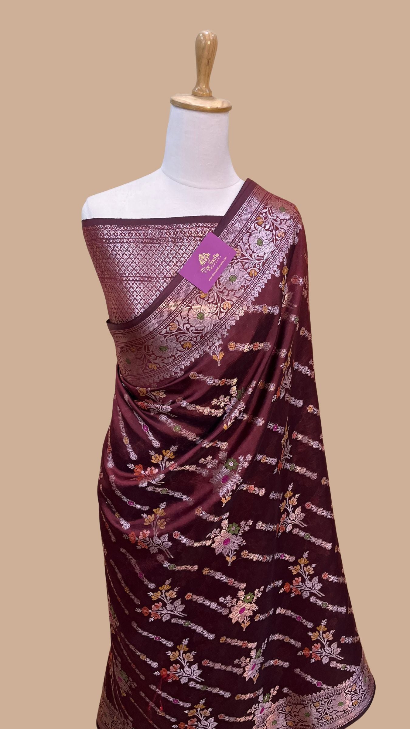 Pure Mango Silk Banarasi Saree