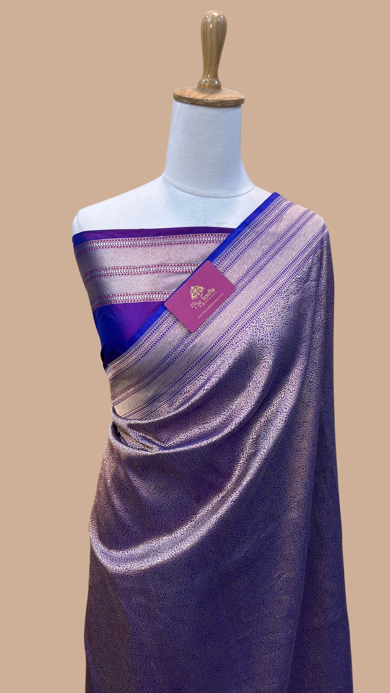 Pure Katan Silk Handloom Banarasi Saree - Tanchui Brocade