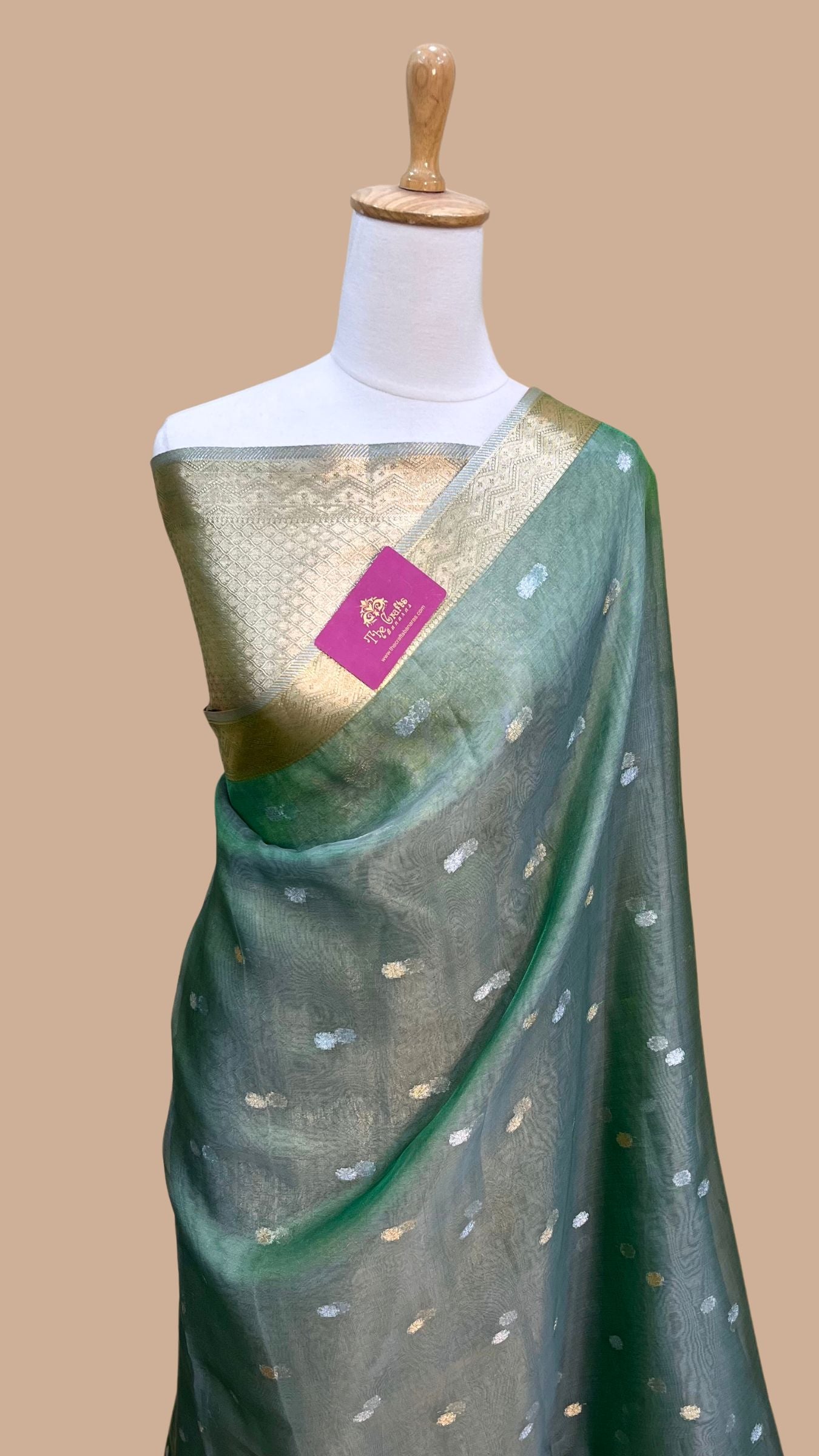 Pure Kora Tissue Silk Banarasi Saree