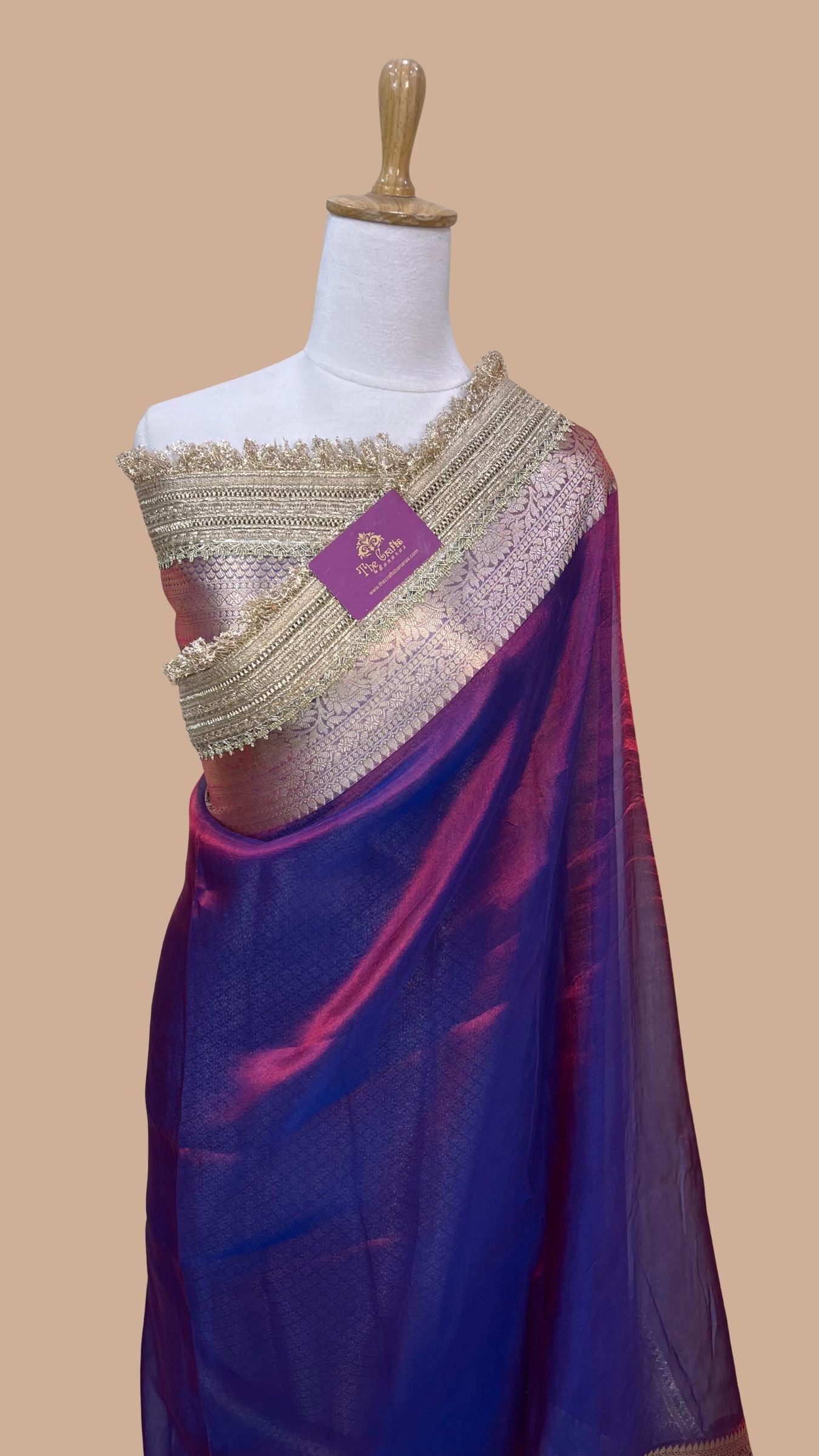 Pure Kora Tissue Silk Banarasi Saree
