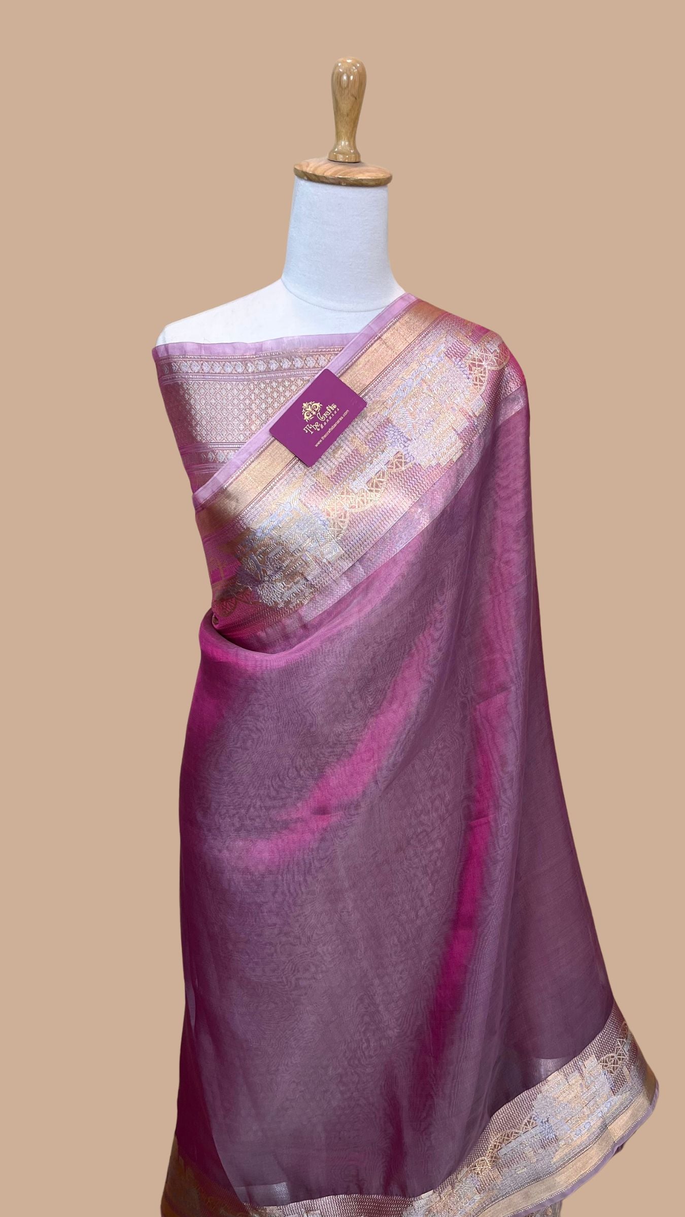 Pure Kora Tissue Silk Banarasi Saree