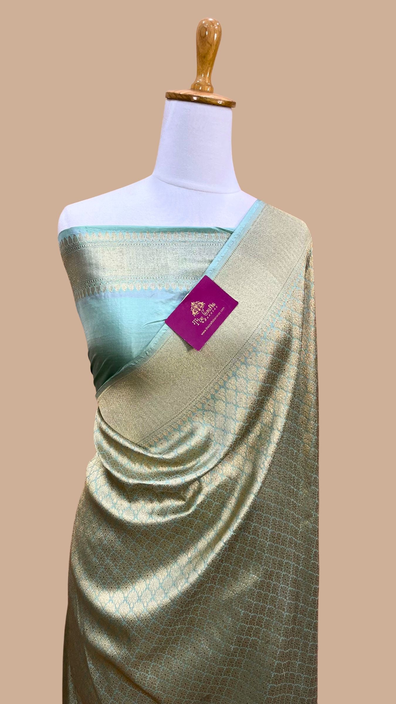 Pure Katan Silk Handloom Banarasi Saree - Tanchui Brocade