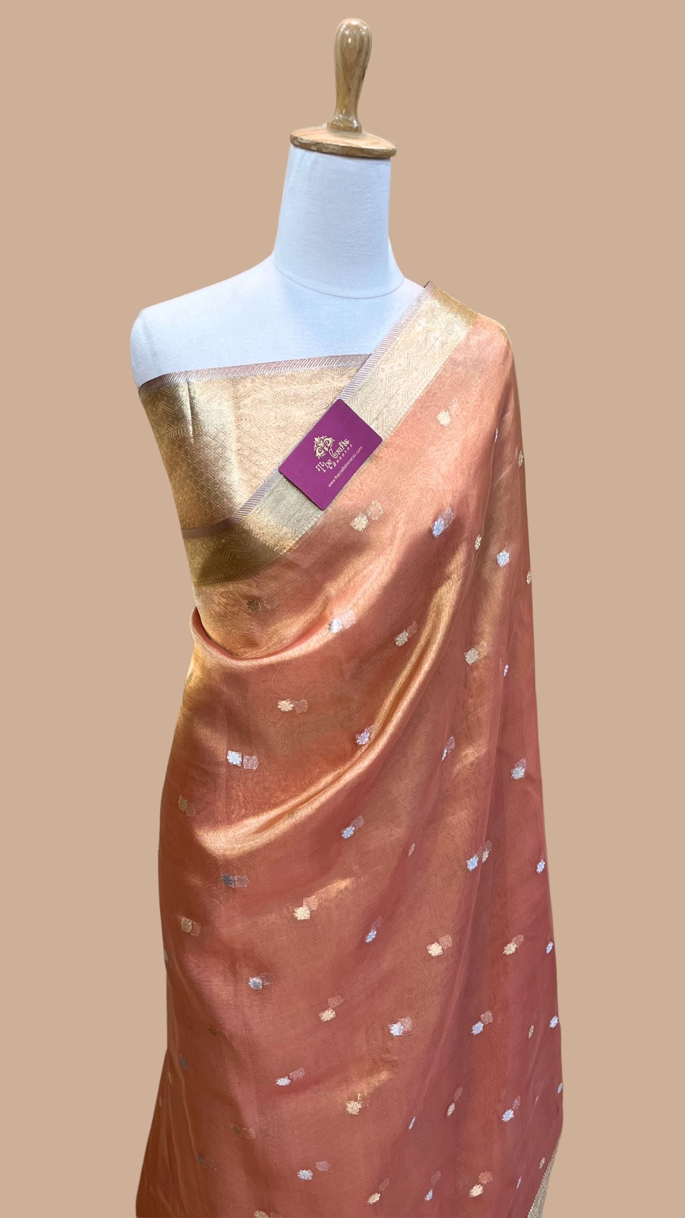 Pure Kora Tissue Silk Banarasi Saree