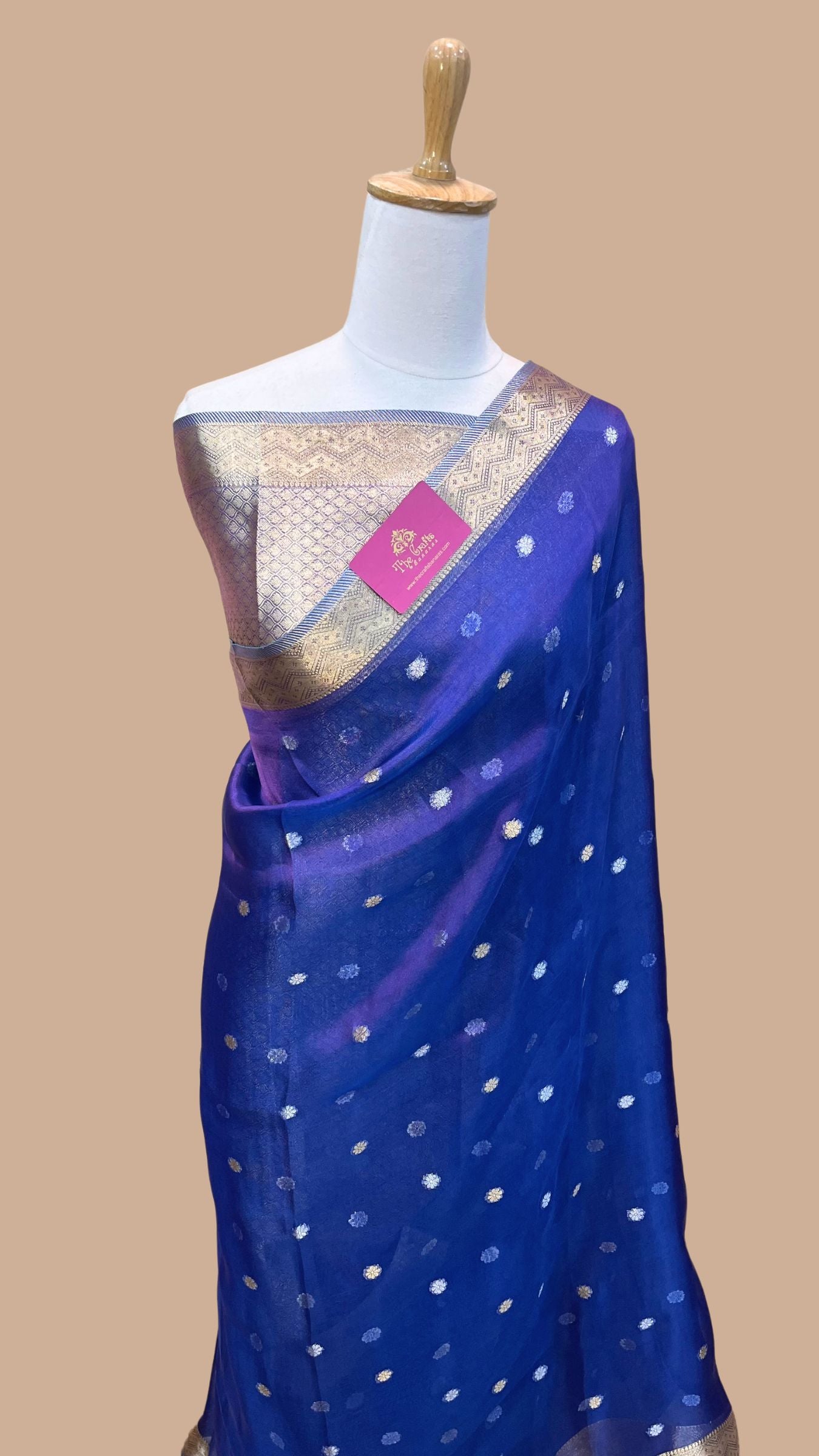 Pure Kora Silk Handloom Banarasi Saree