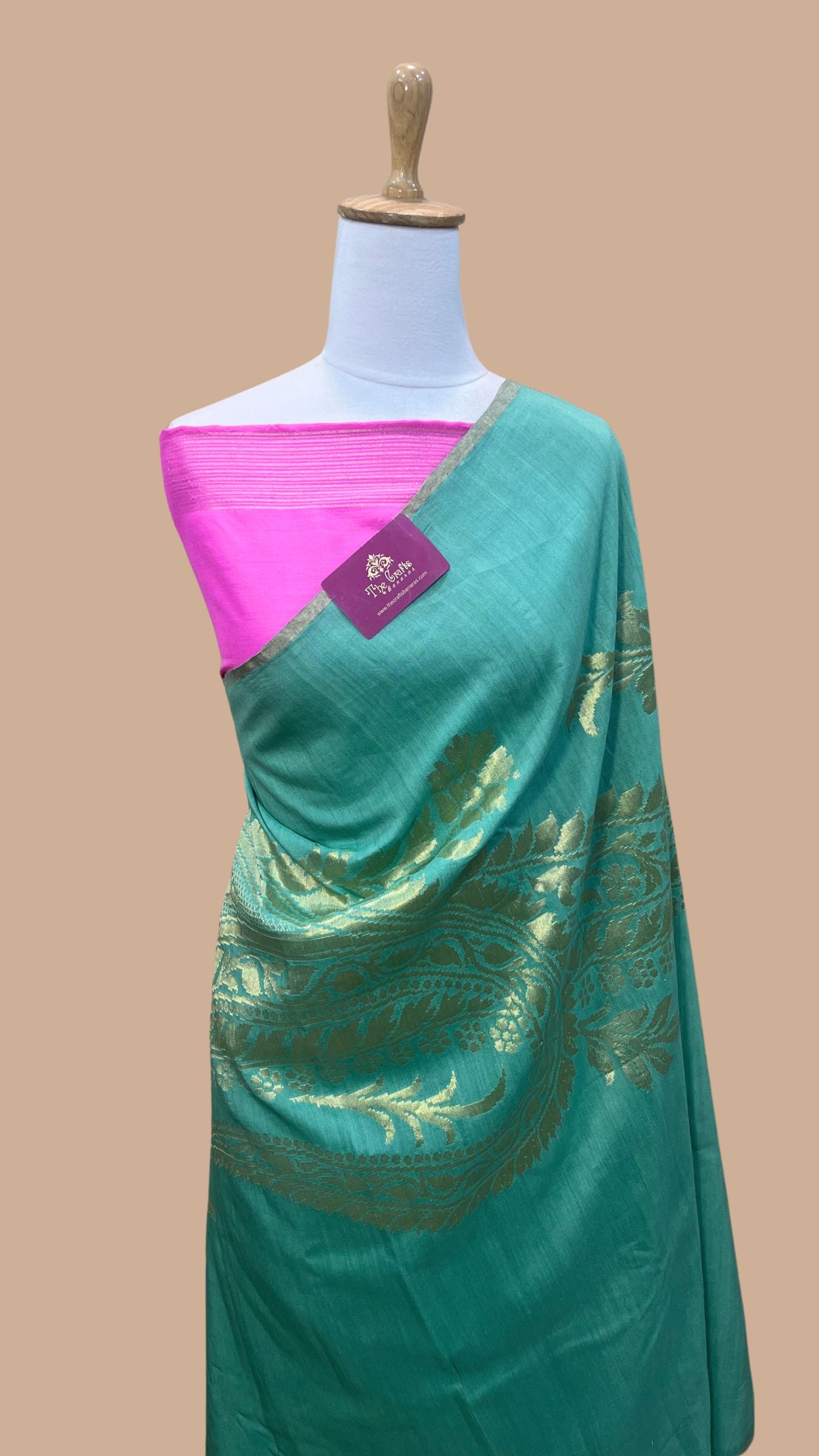 Pure Munga Silk Handloom Banarasi Saree