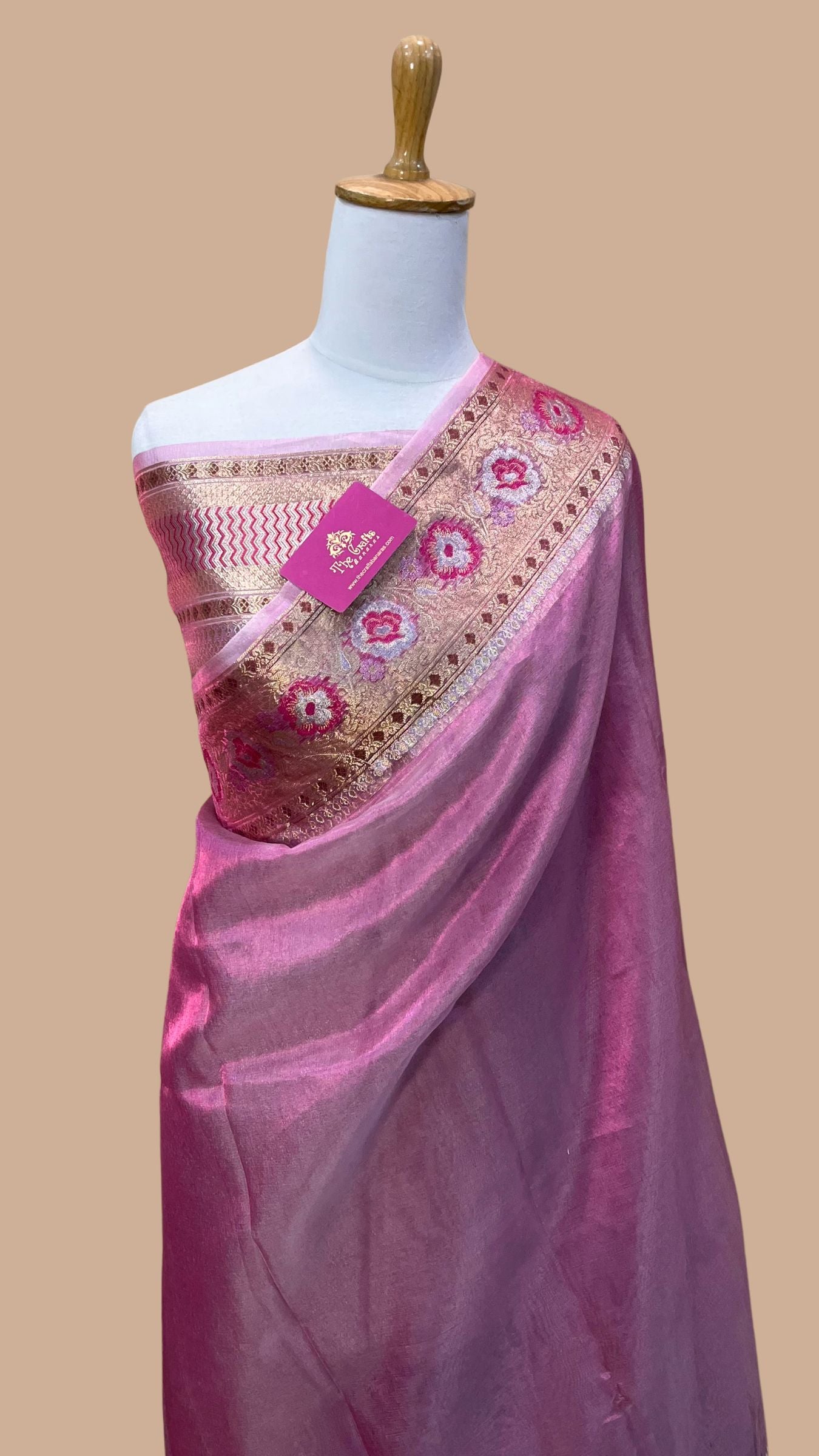 Pure Kora Tissue Silk Banarasi Saree