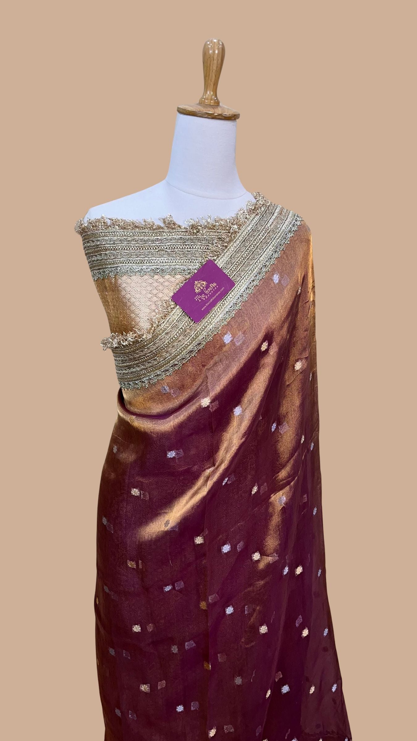 Pure Kora Tissue Silk Banarasi Saree