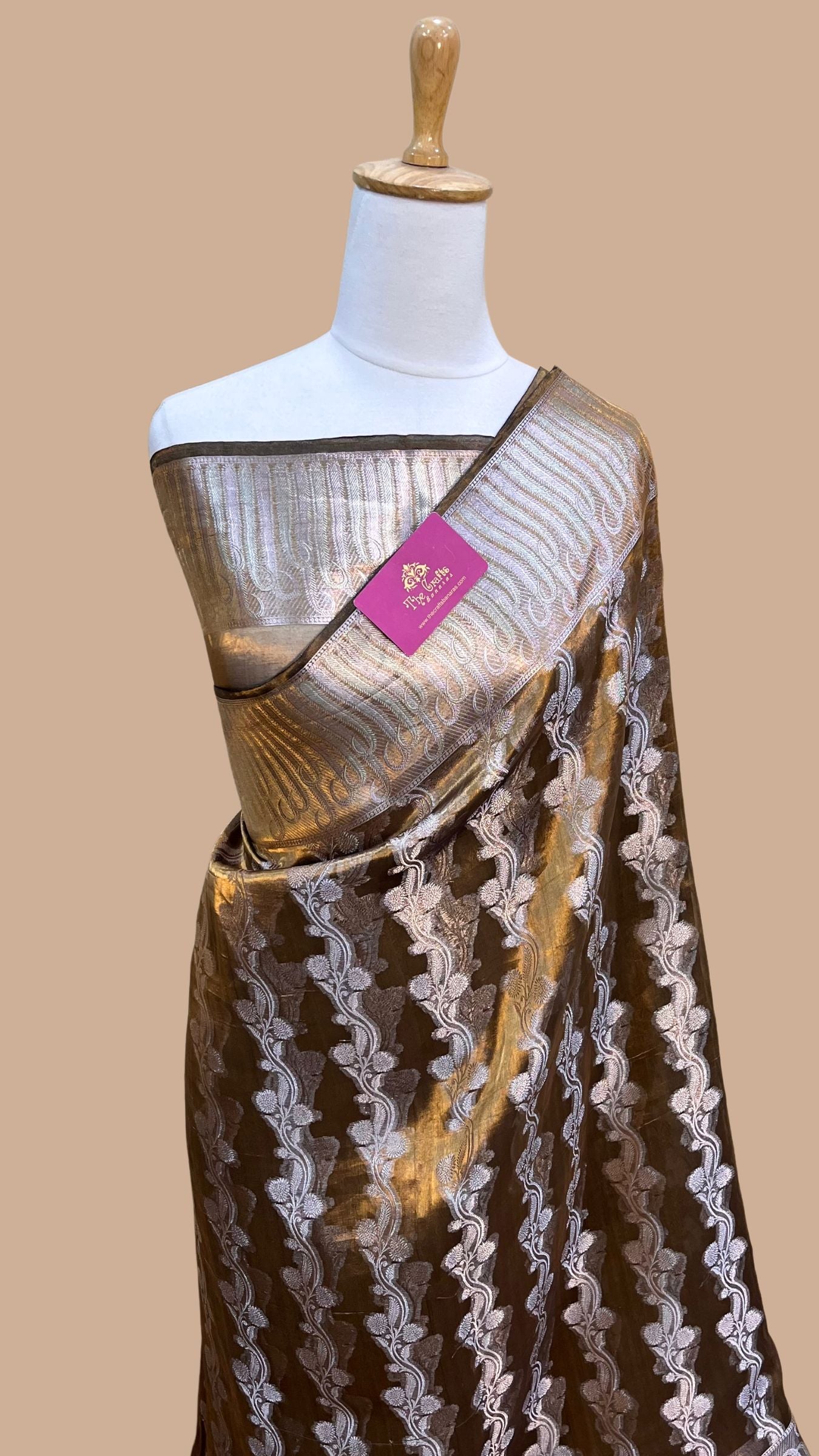 Pure Kora Tissue Silk Banarasi Saree