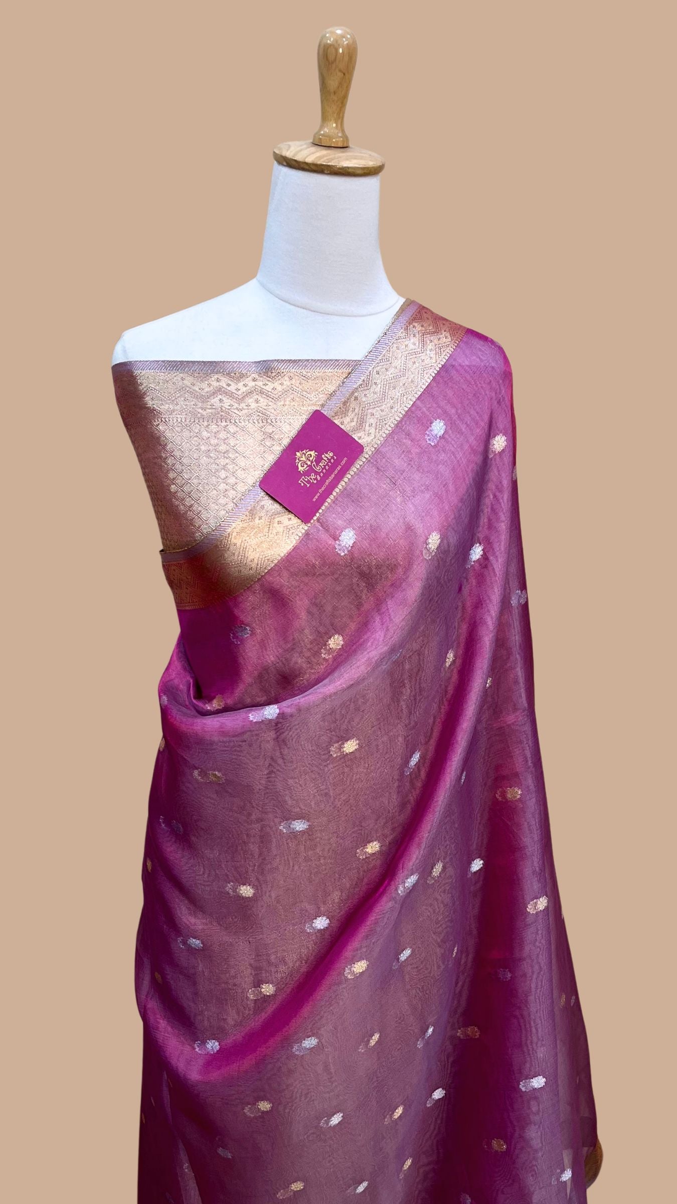 Pure Kora Tissue Silk Banarasi Saree