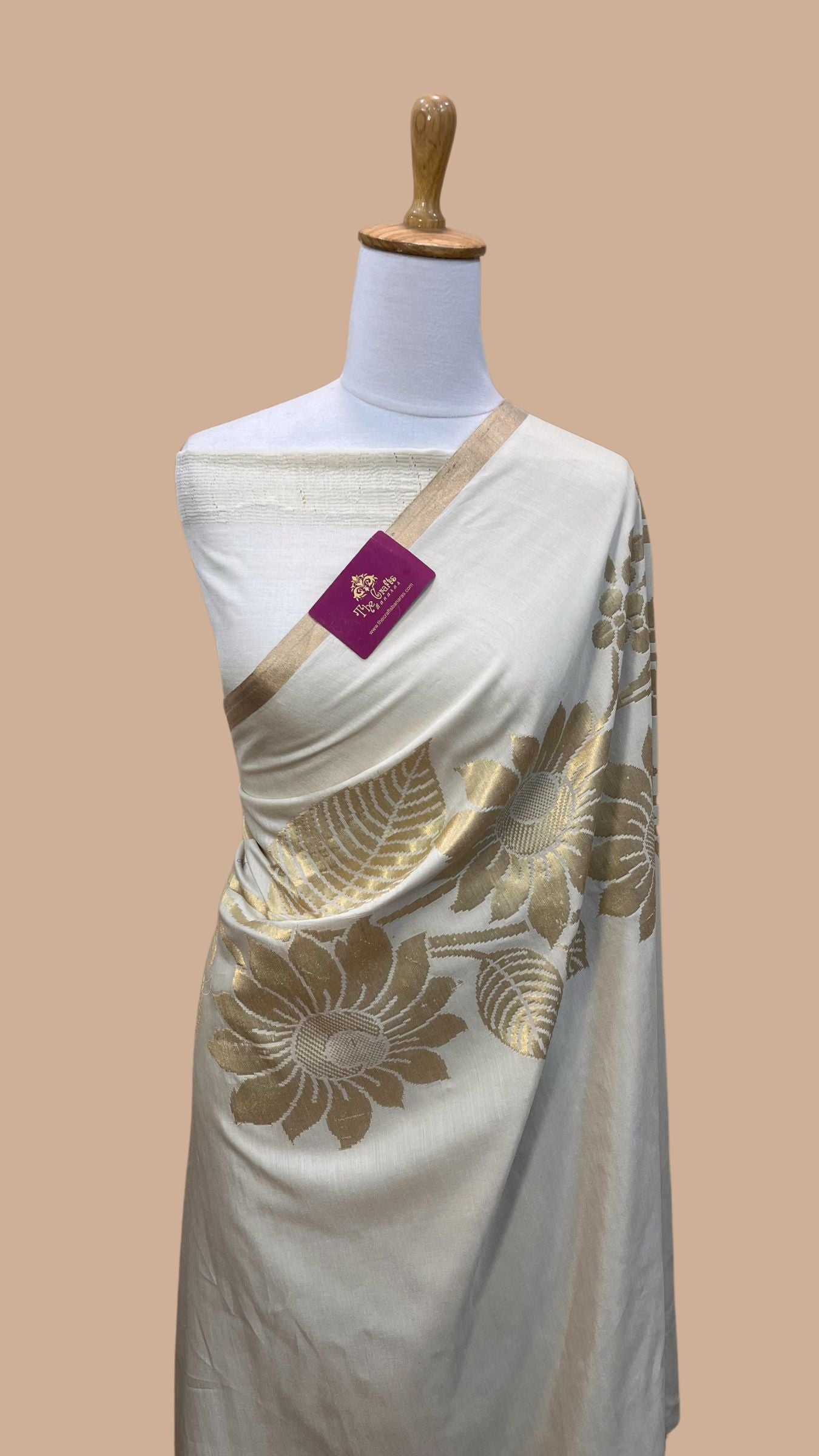 Pure Munga Silk Handloom Banarasi Saree