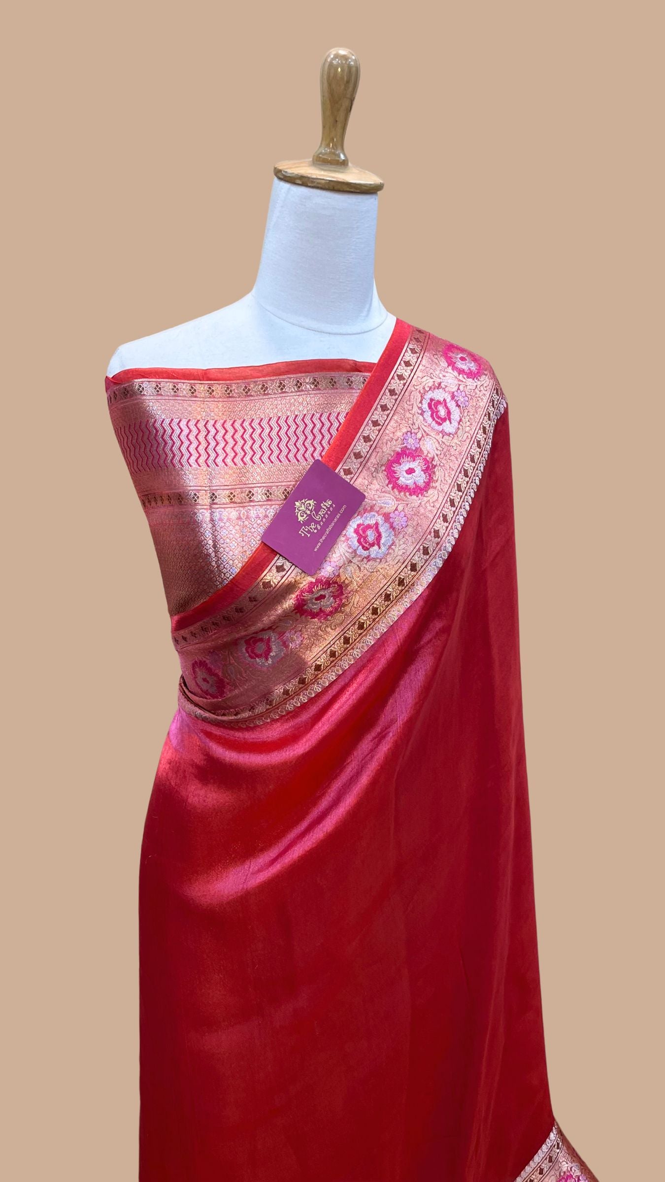 Pure Kora Tissue Silk Banarasi Saree