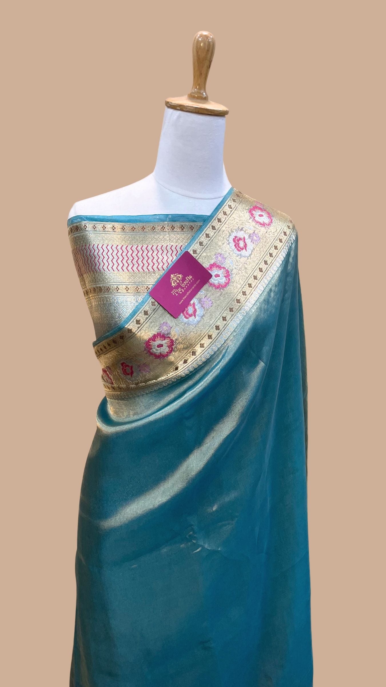 Pure Kora Tissue Silk Banarasi Saree