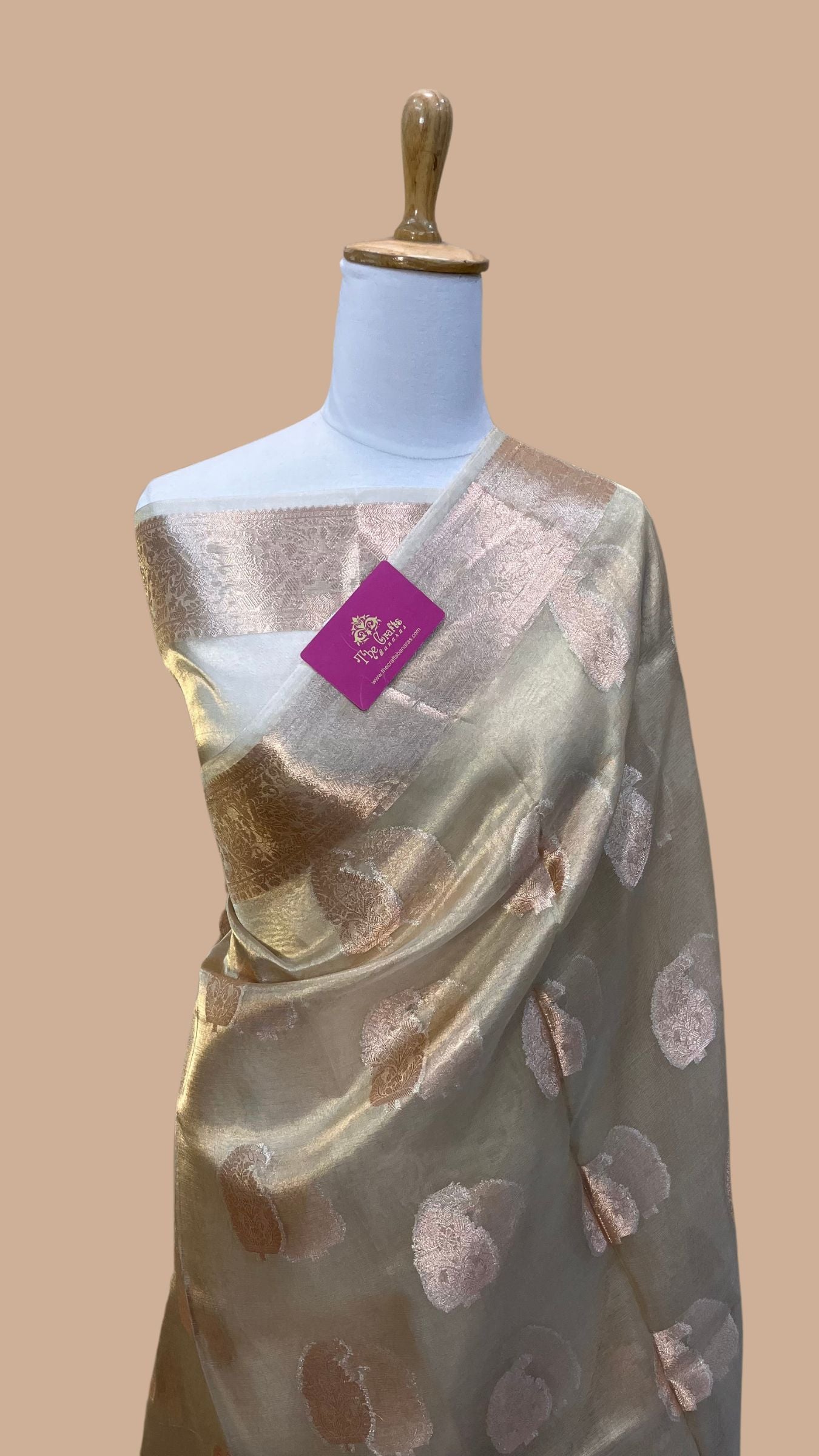 Pure Kora Tissue Silk Banarasi Saree