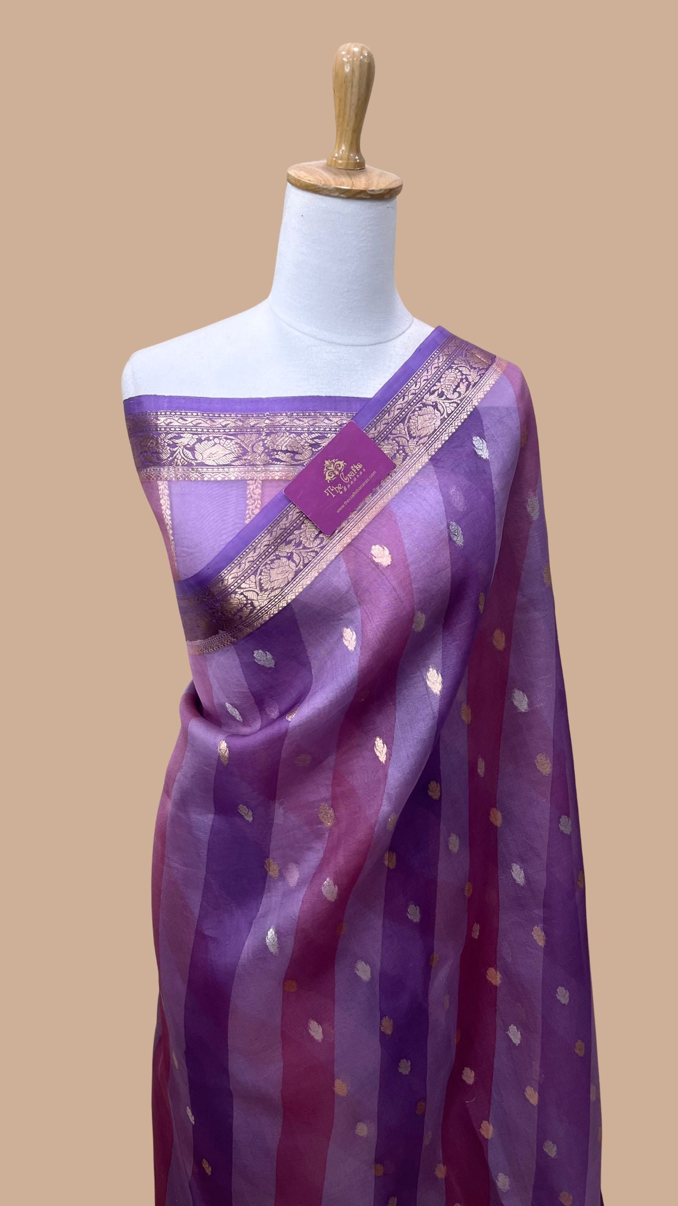 Pure Kora Silk Handloom Banarasi Saree