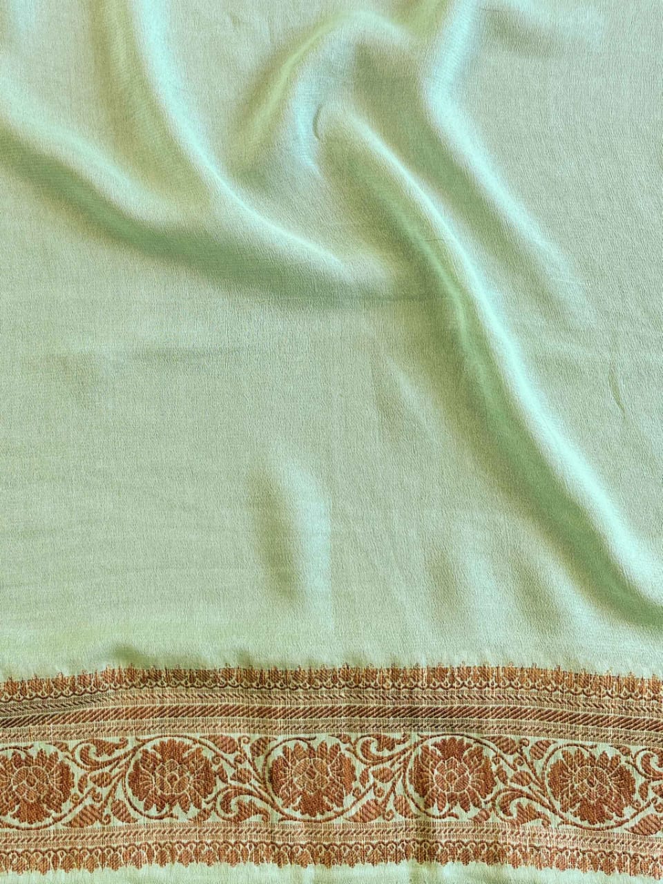 Pure Khaddi Chiffon Banarasi Saree