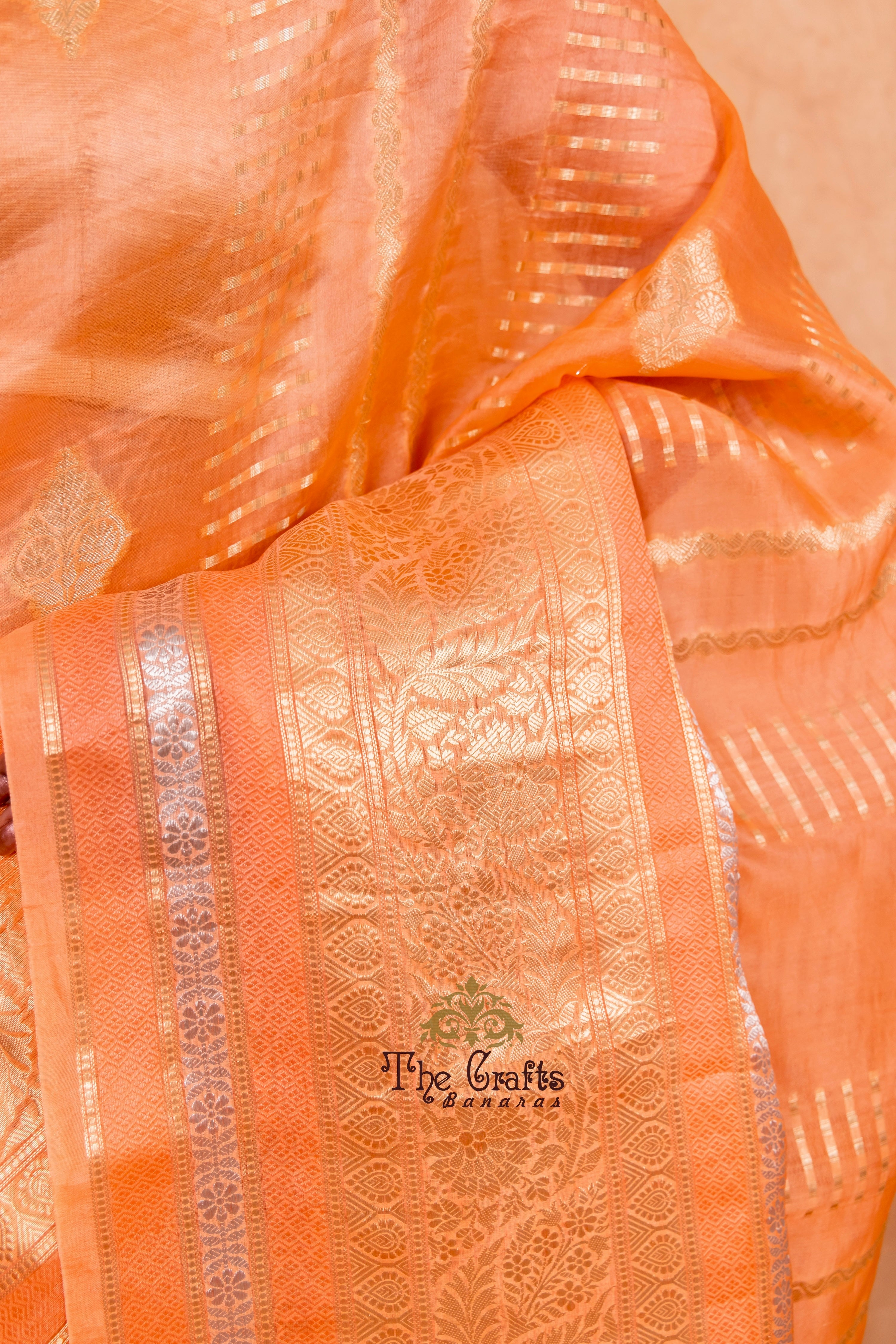 Pure Kora Silk Handloom Banarasi Saree