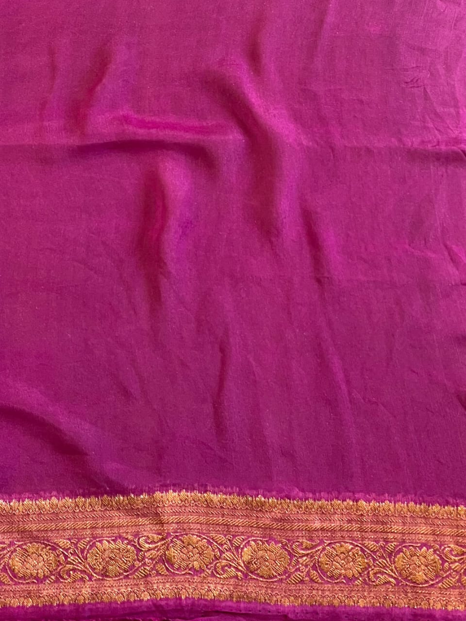 Pure Khaddi Chiffon Banarasi Saree