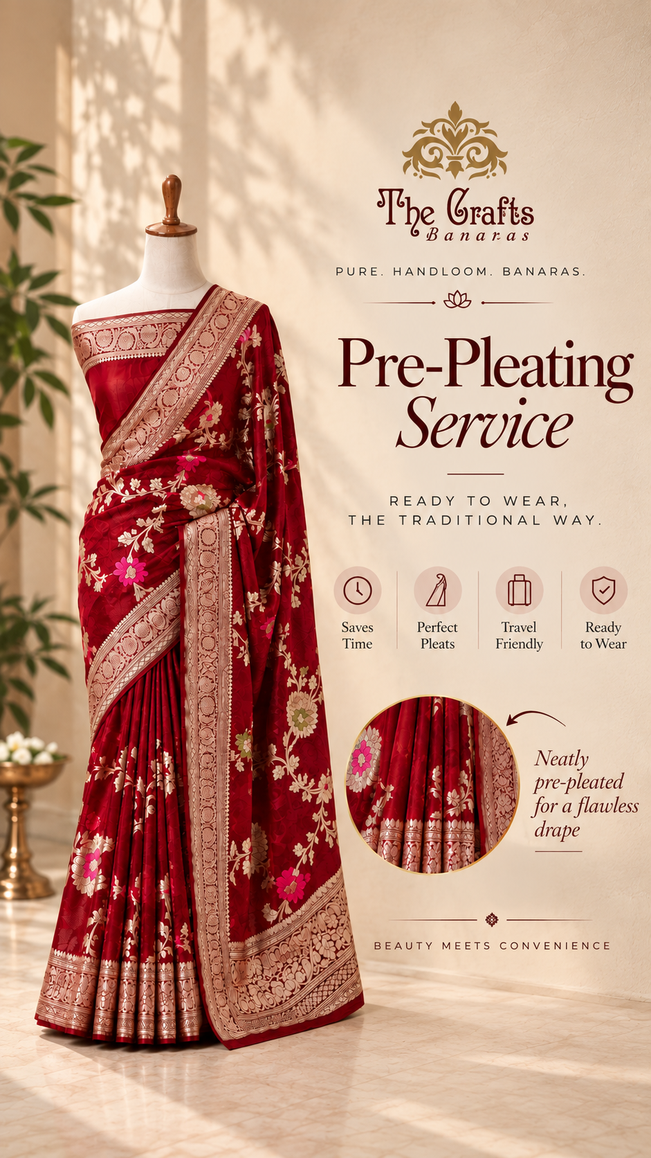 Pre-Pleating Service (Prepaid orders only)