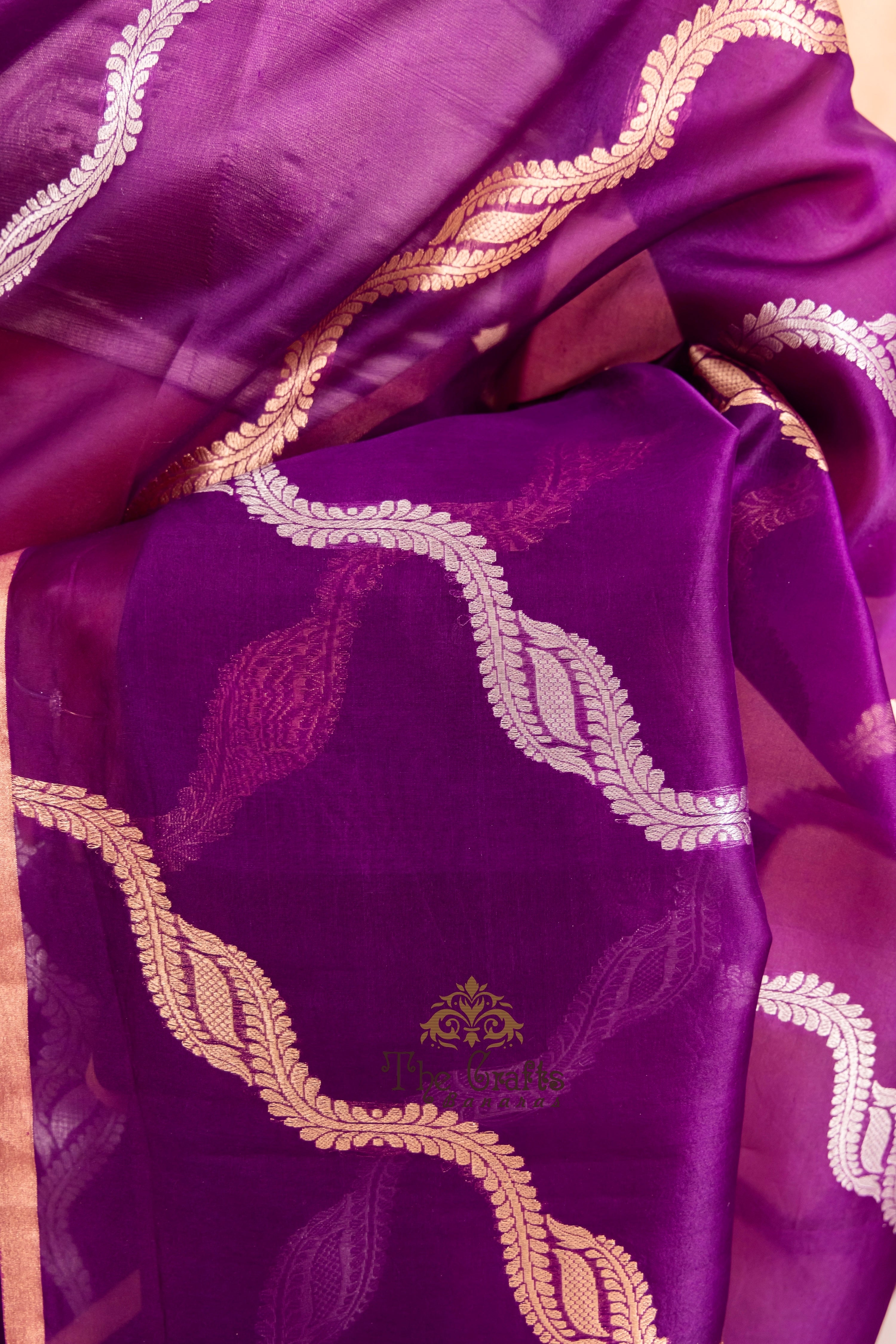 Pure Kora Silk Handloom Banarasi Saree