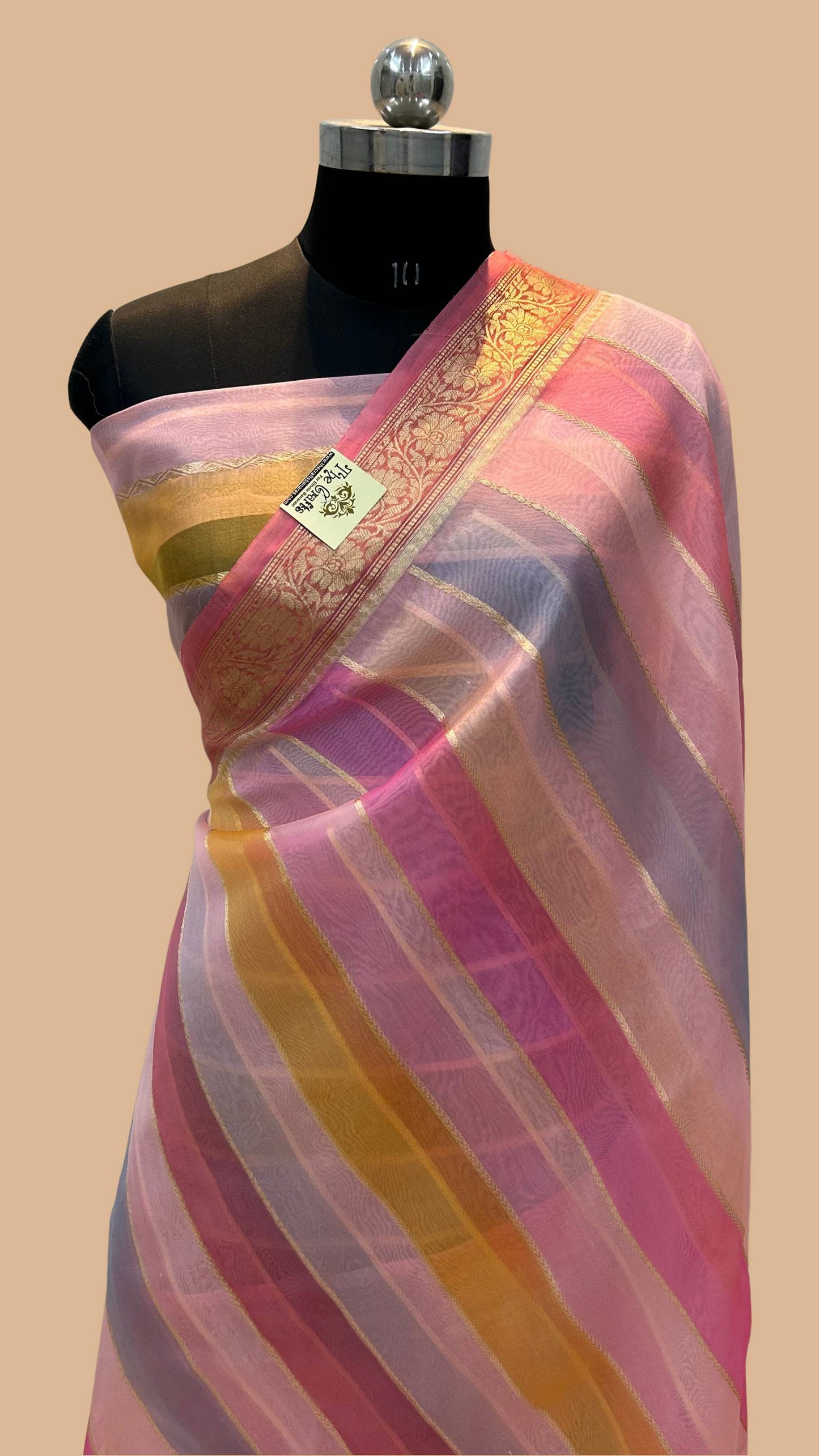 Pure Kora Silk Handloom Banarasi Saree