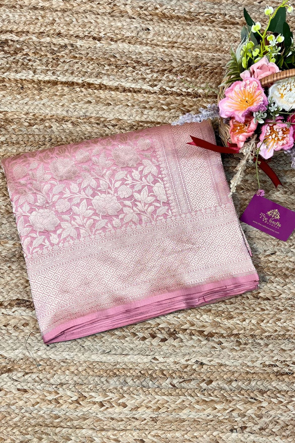 Pure Katan Silk Handloom Banarasi Saree - Tanchui Brocade