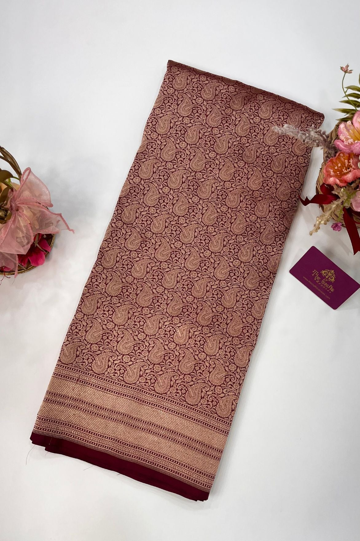 Pure Katan Silk Handloom Banarasi Saree - Tanchui Brocade