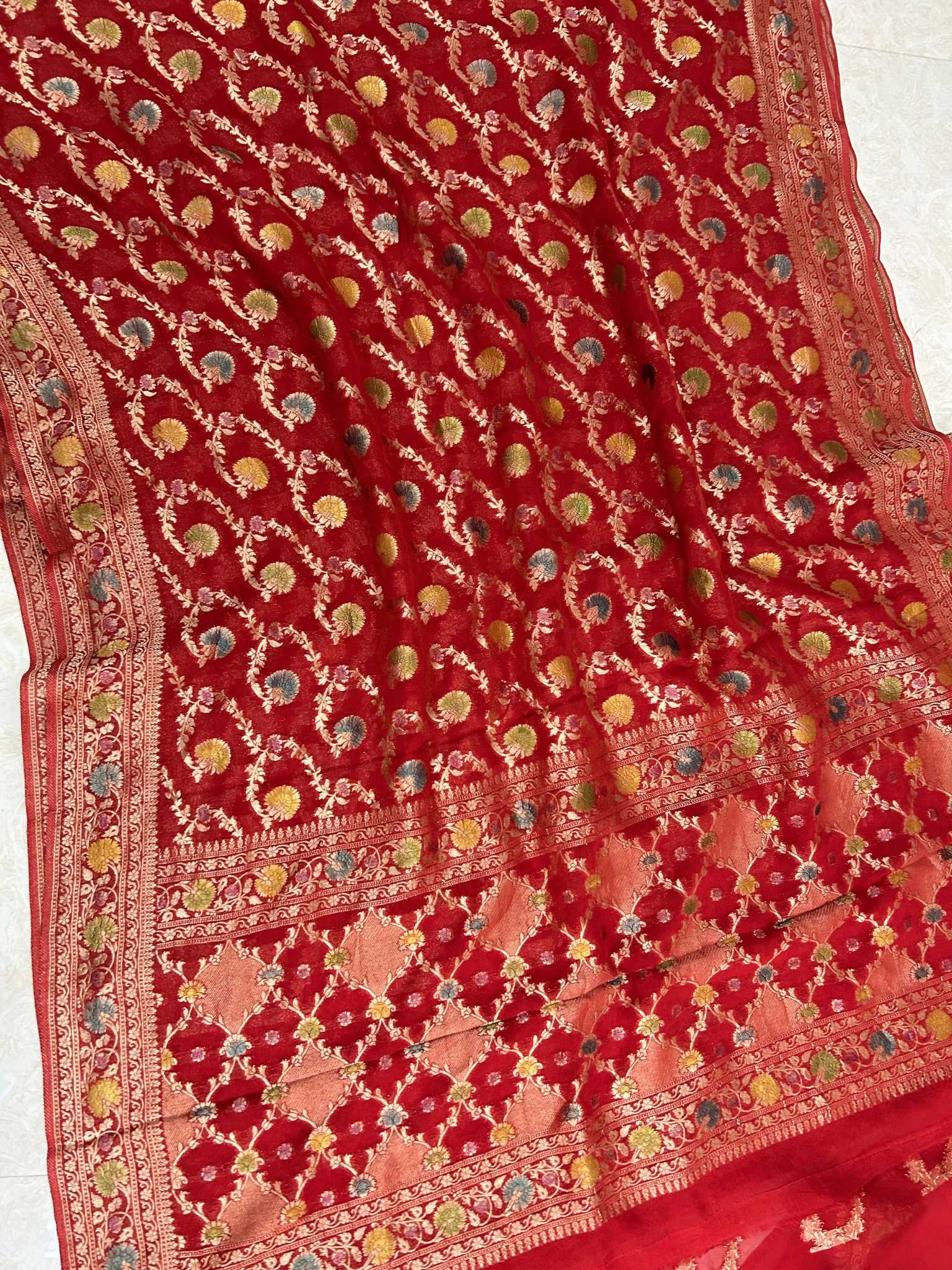 Pure Viscose Georgette Banarasi Saree