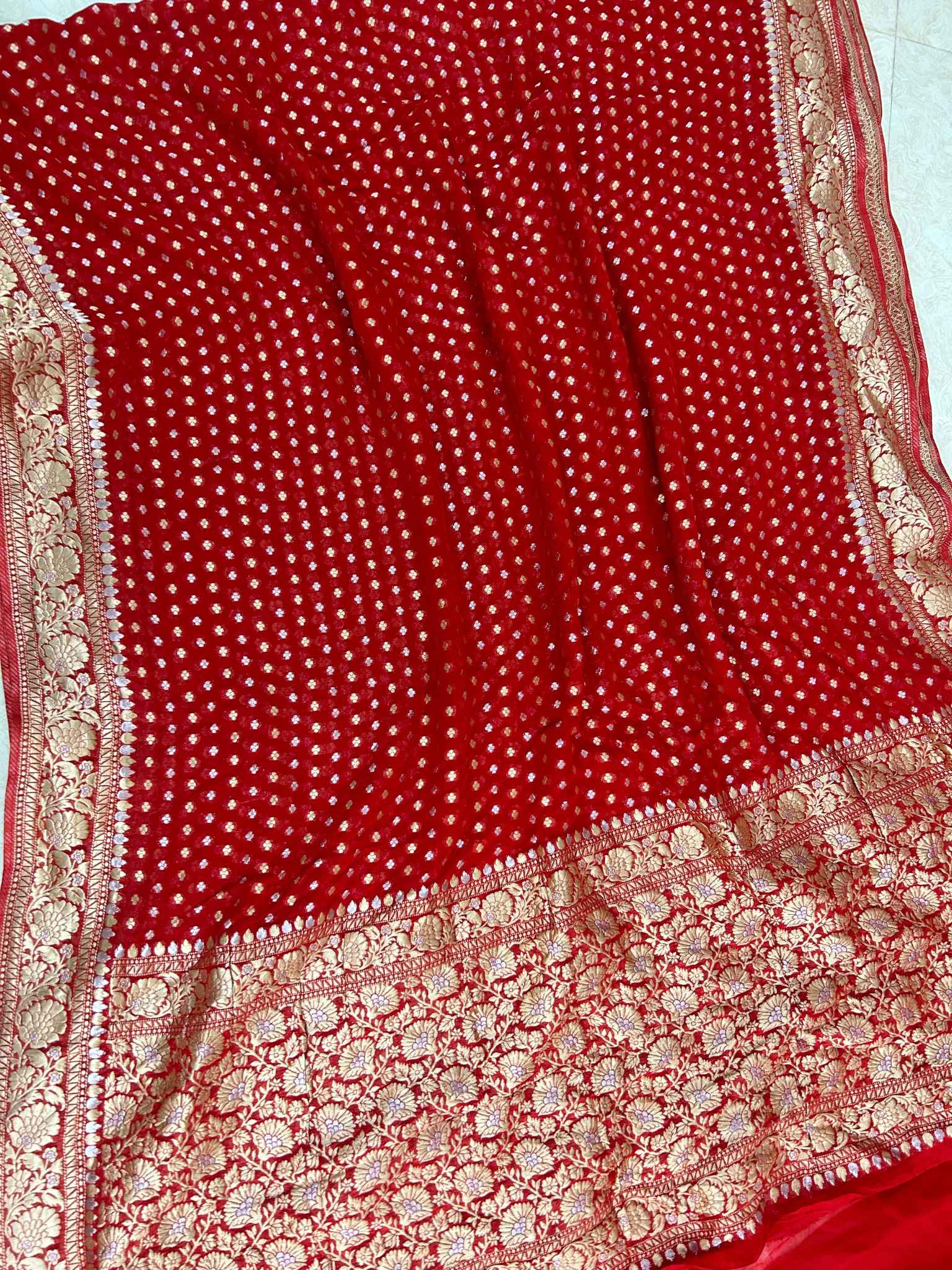 Pure Viscose Georgette Banarasi Saree