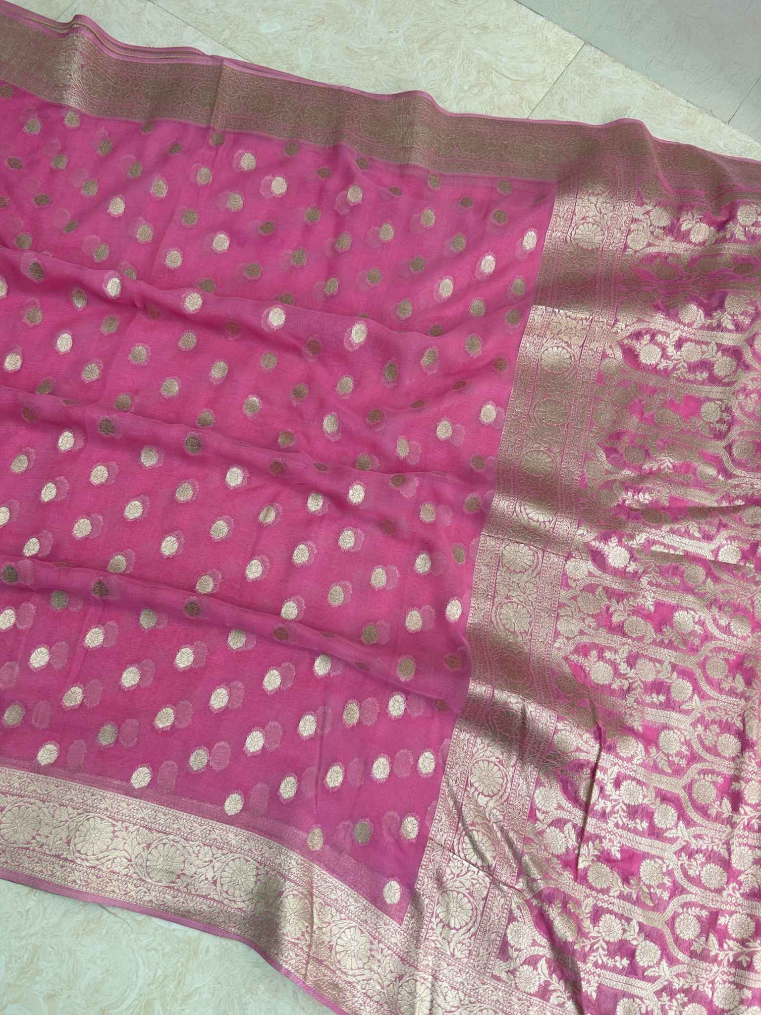 Pure Viscose Georgette Banarasi Saree