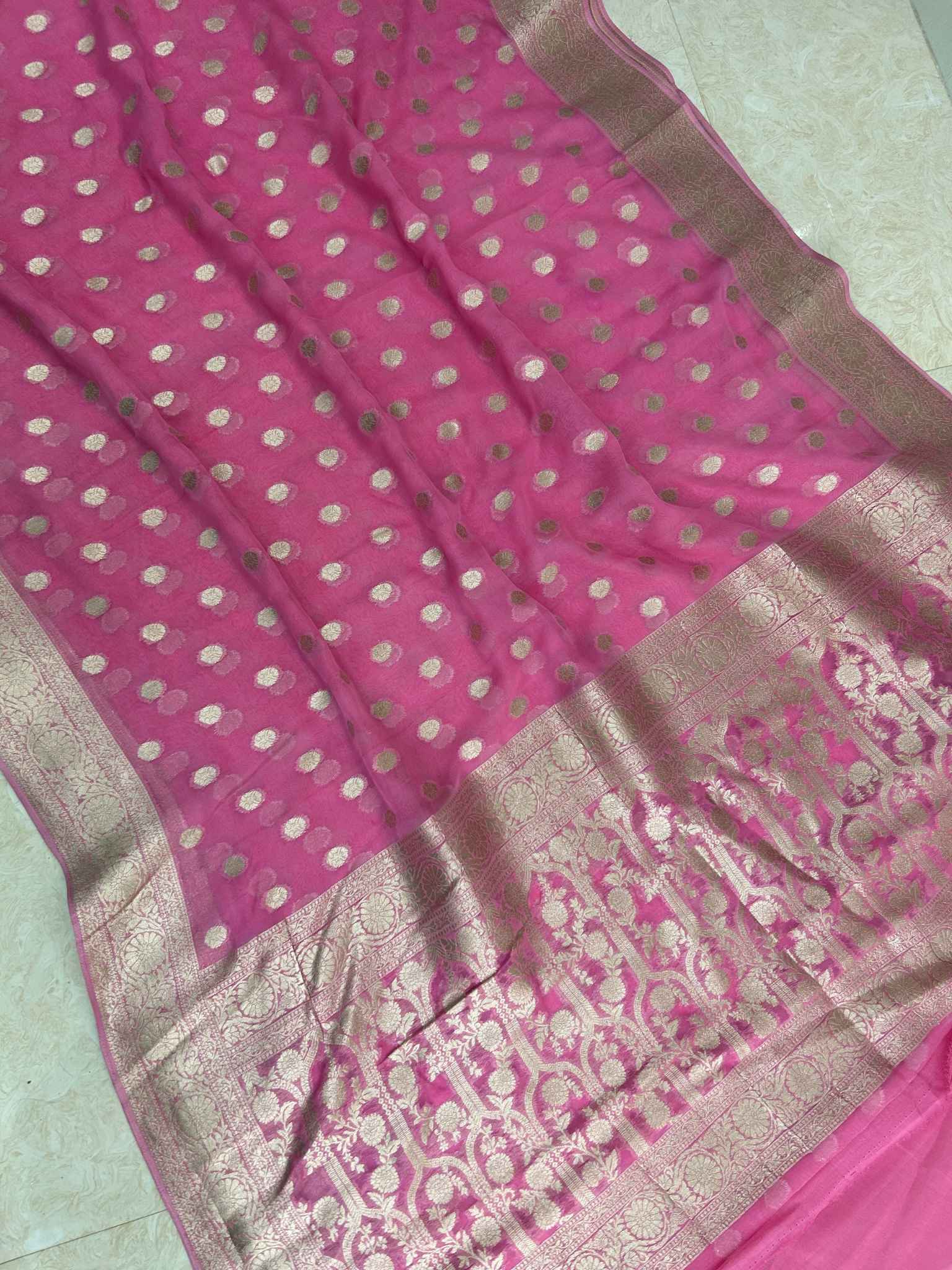 Pure Viscose Georgette Banarasi Saree