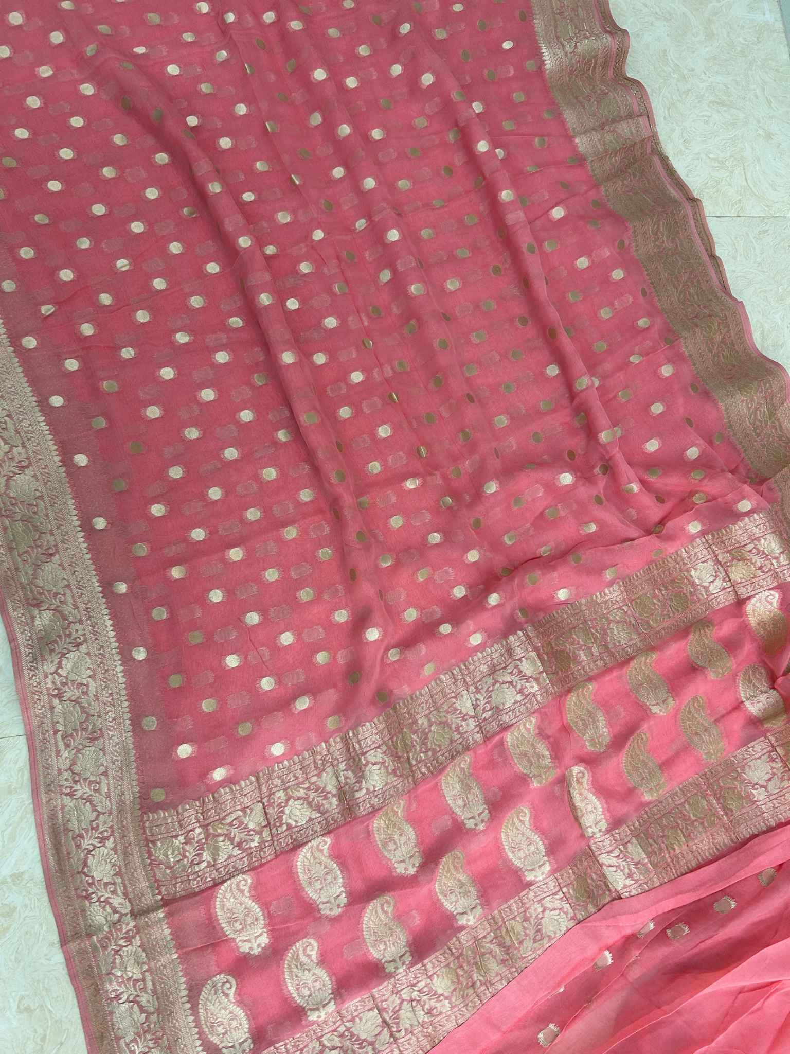 Pure Viscose Georgette Banarasi Saree