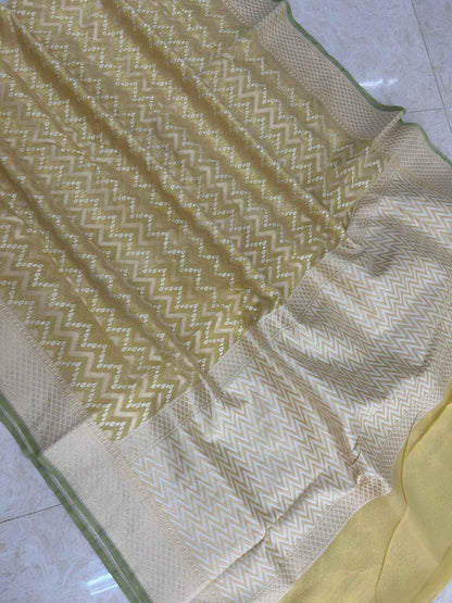 Pure Cotton Banarasi Saree - Alfi Meena