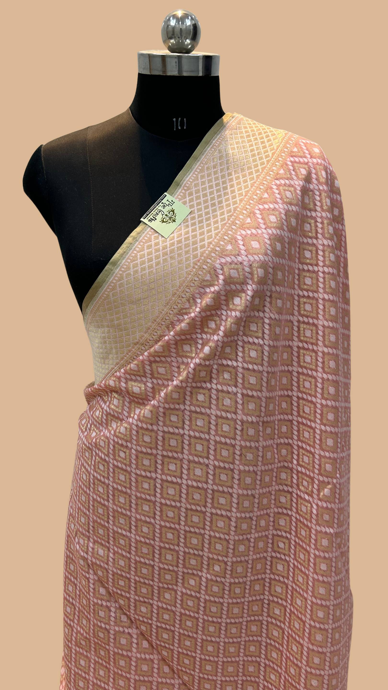 Pure Cotton Banarasi Saree - Alfi Meena