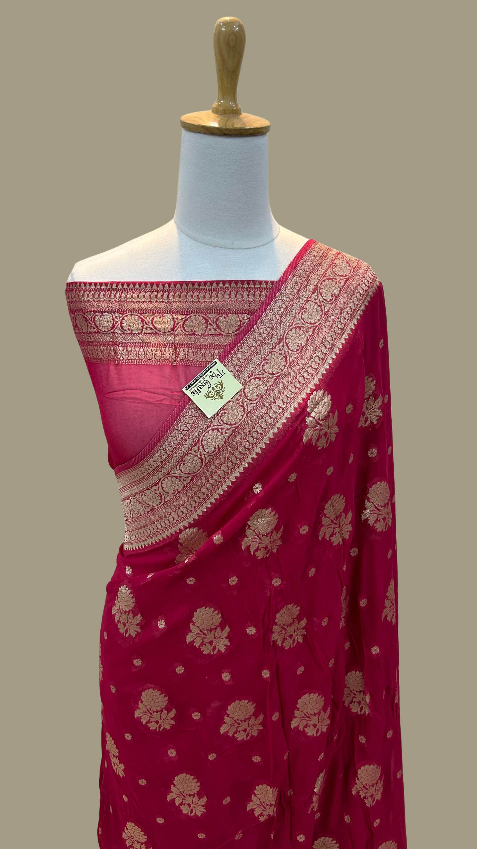 Pure Viscose Georgette Banarasi Saree