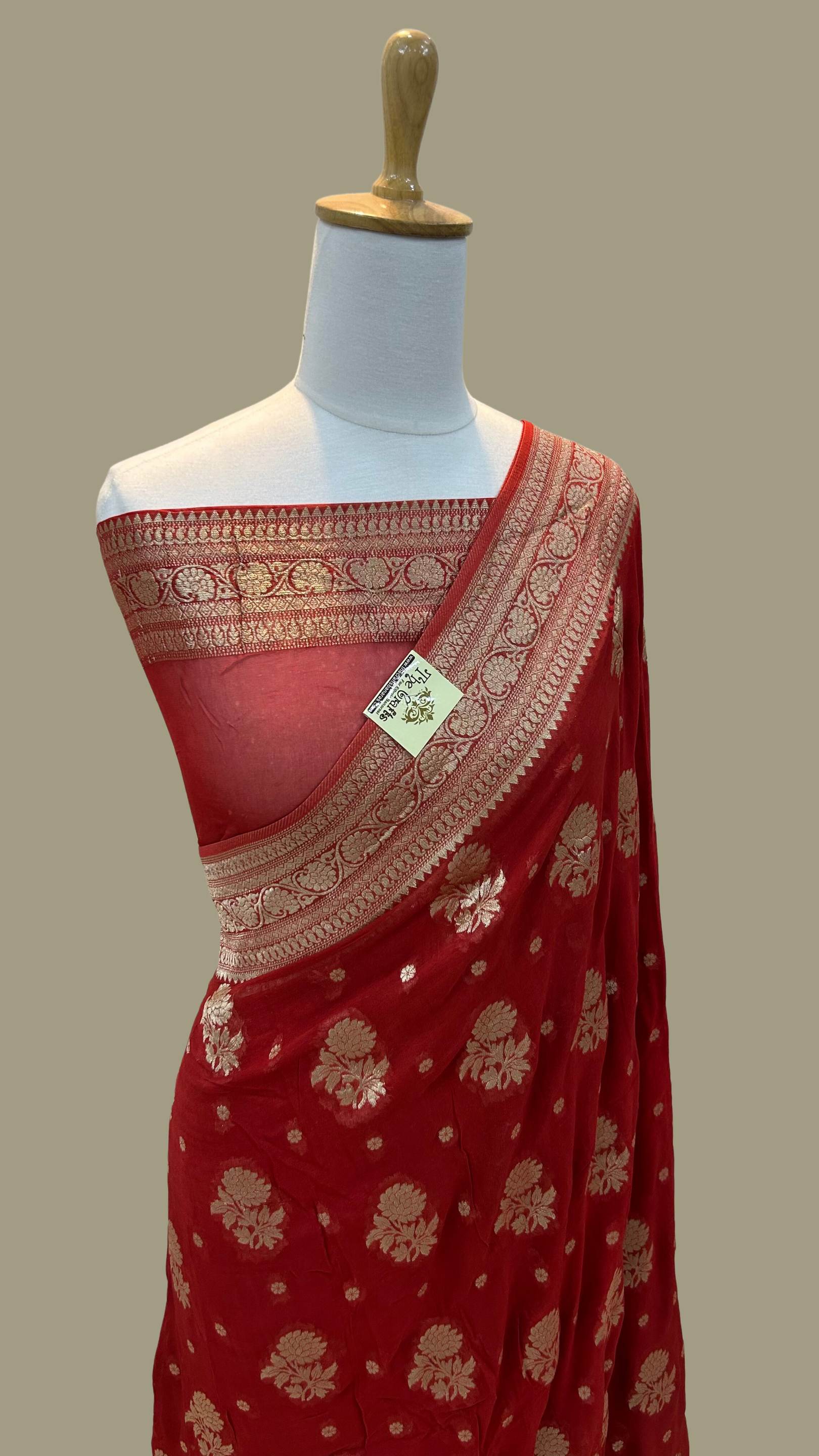 Pure Viscose Georgette Banarasi Saree