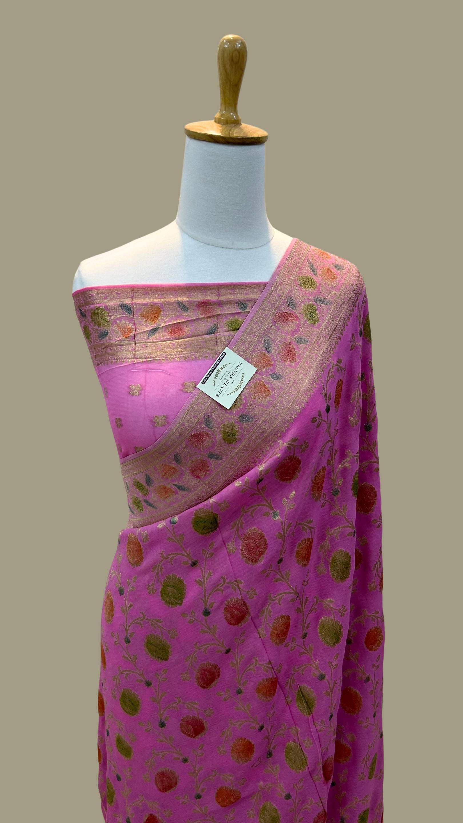 Pure Viscose Georgette Banarasi Saree