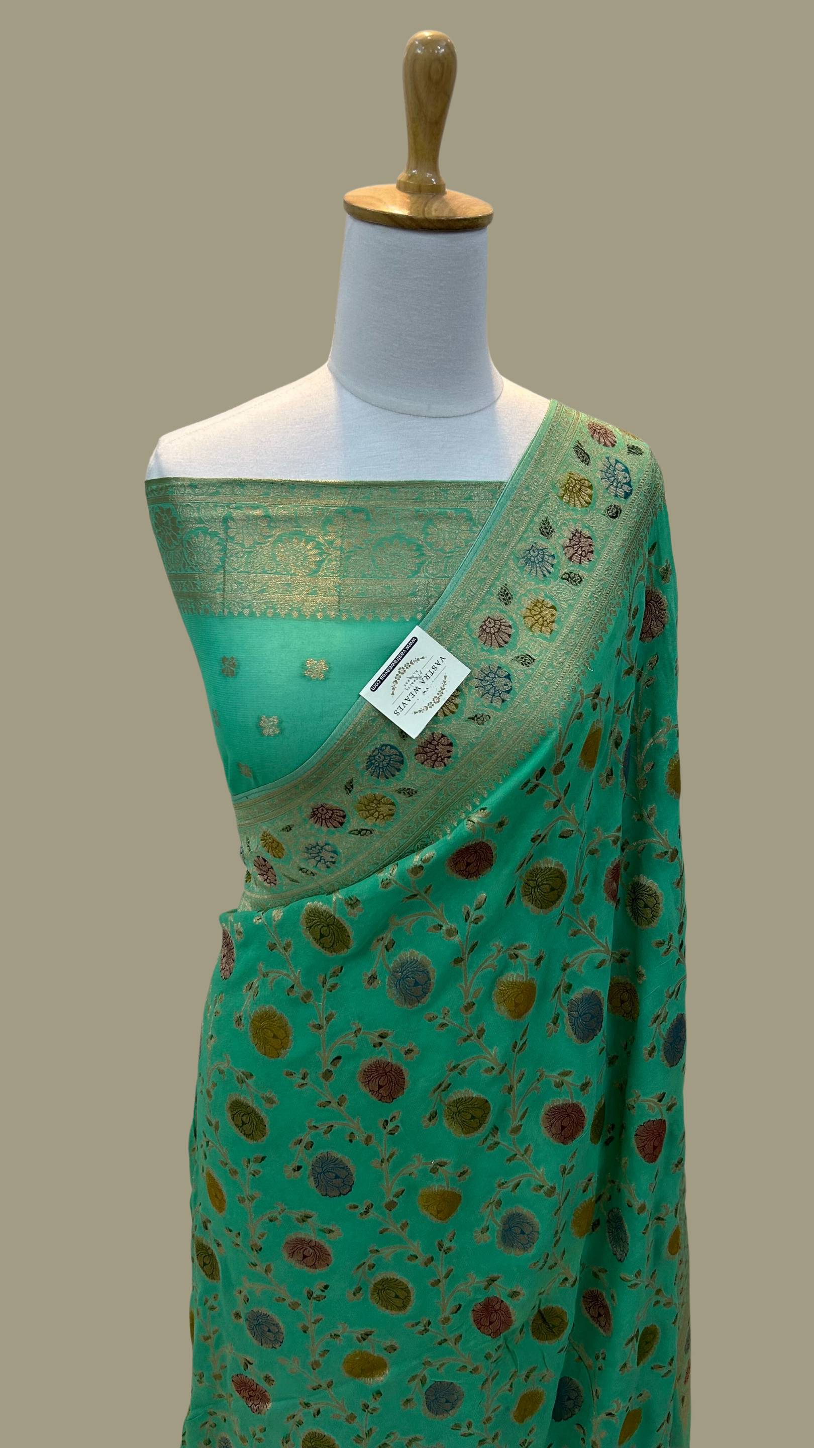 Pure Viscose Georgette Banarasi Saree