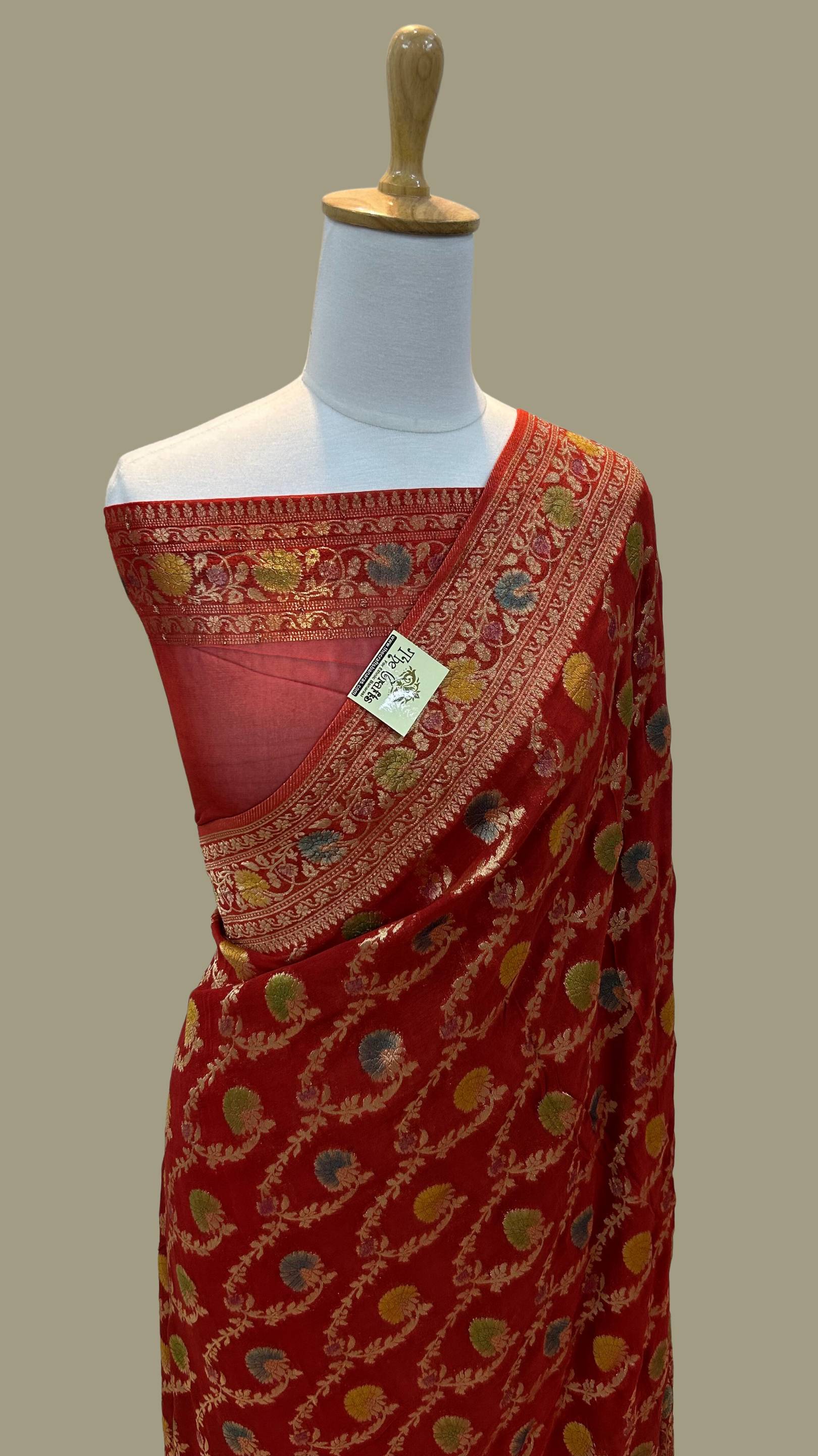 Pure Viscose Georgette Banarasi Saree