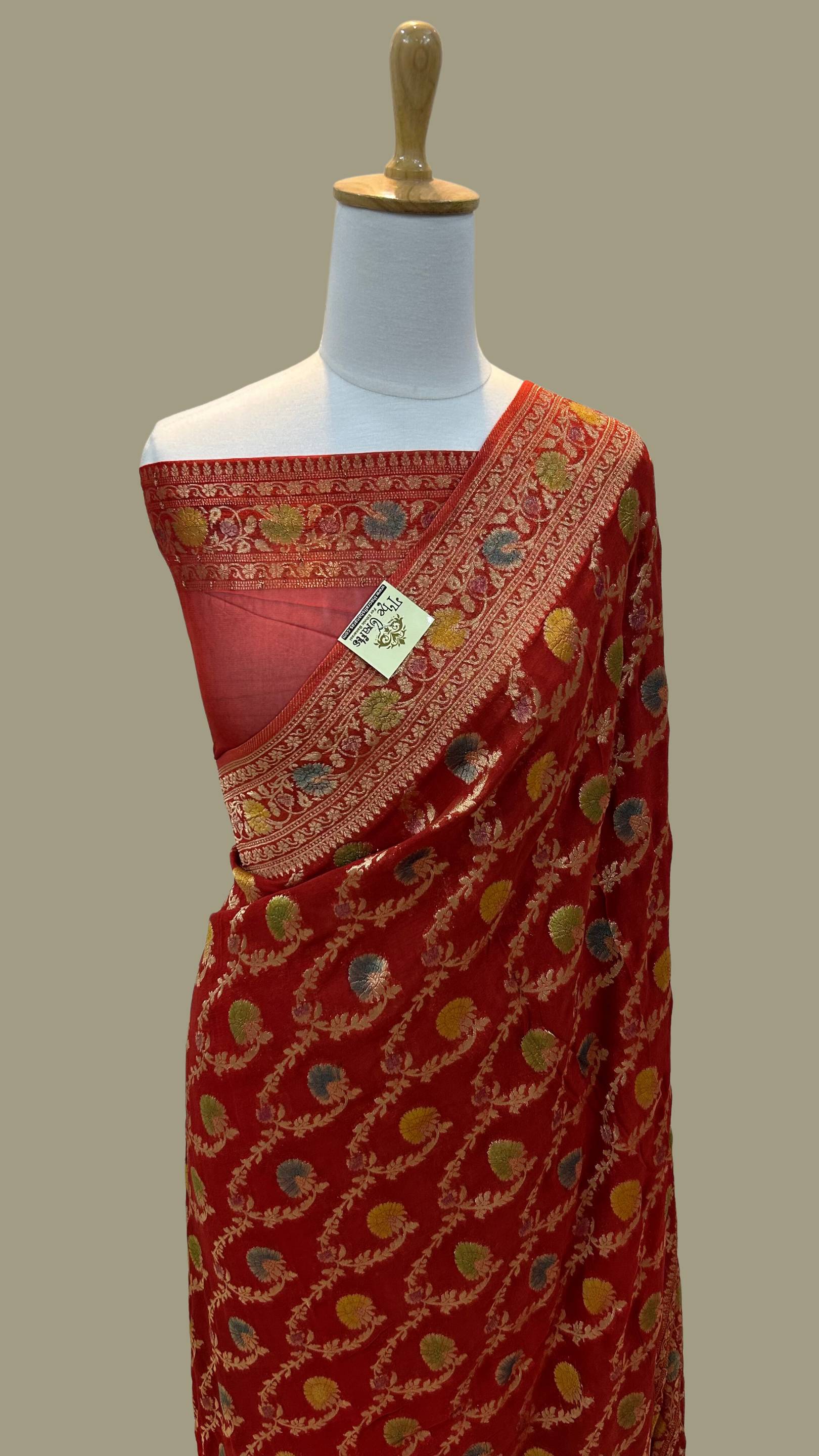 Pure Viscose Georgette Banarasi Saree