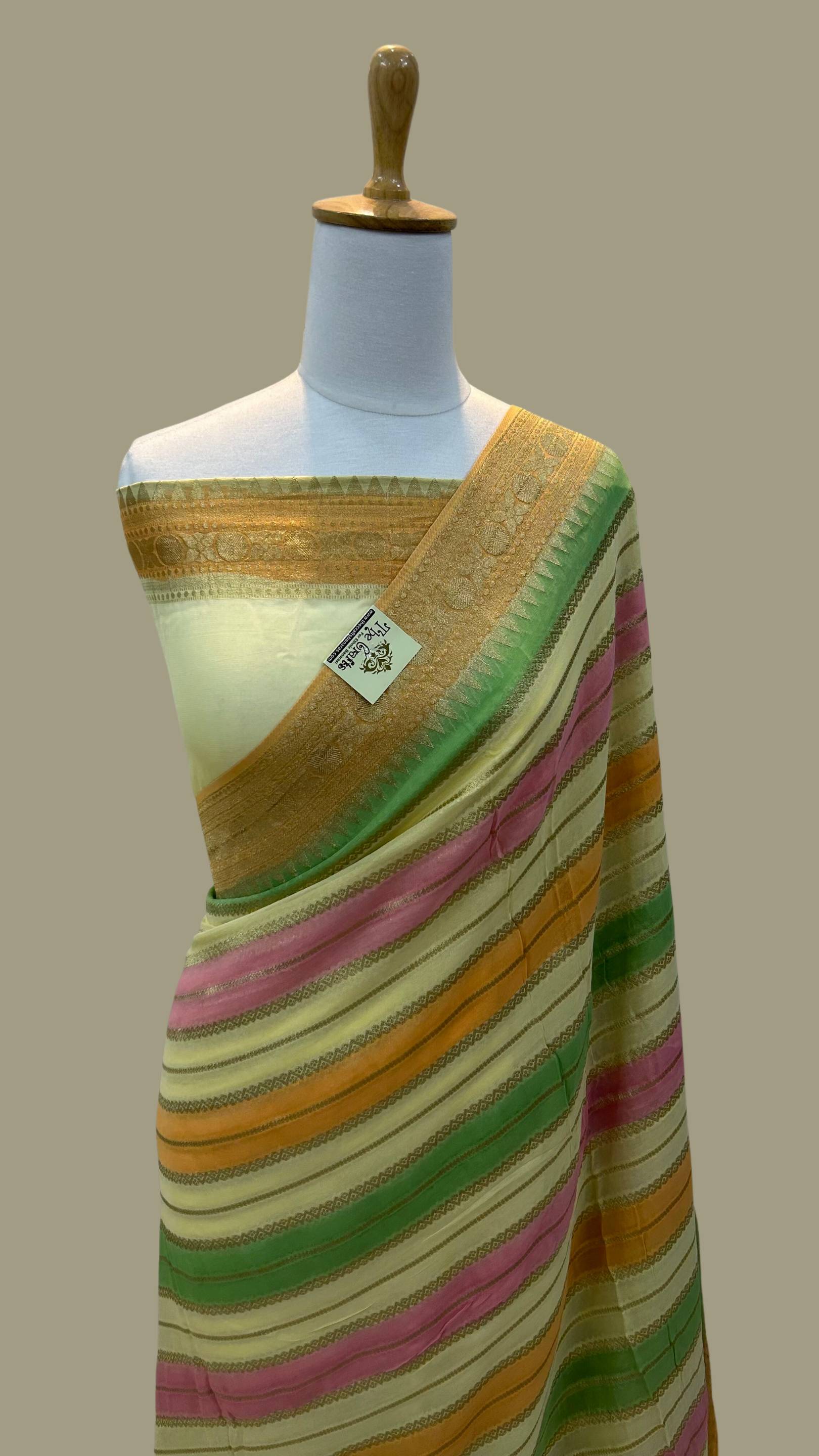 Pure Viscose Georgette Banarasi Saree